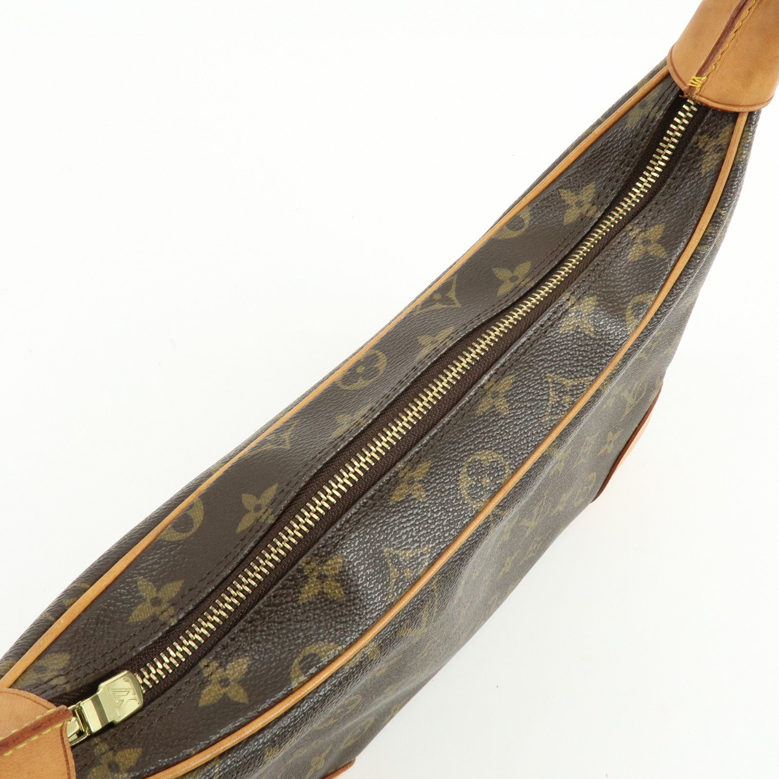 Louis Vuitton Monogram Boulogne 30 Canvas Shoulder Bag Brown M51265