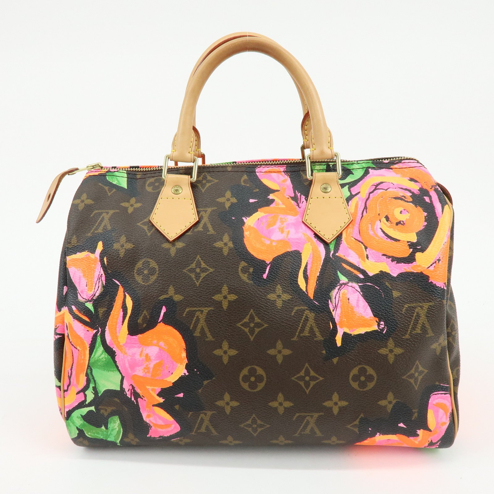 Louis Vuitton Monogram Rose Canvas Speedy 30 Boston Bag M48610