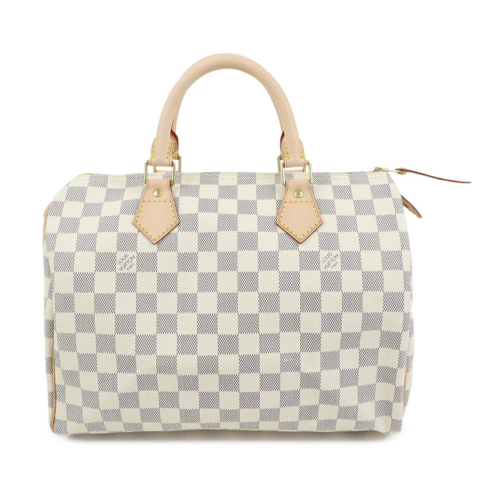 Louis Vuitton Damier Azur Speedy 30 Canvas Boston Bag Hand Bag N41533