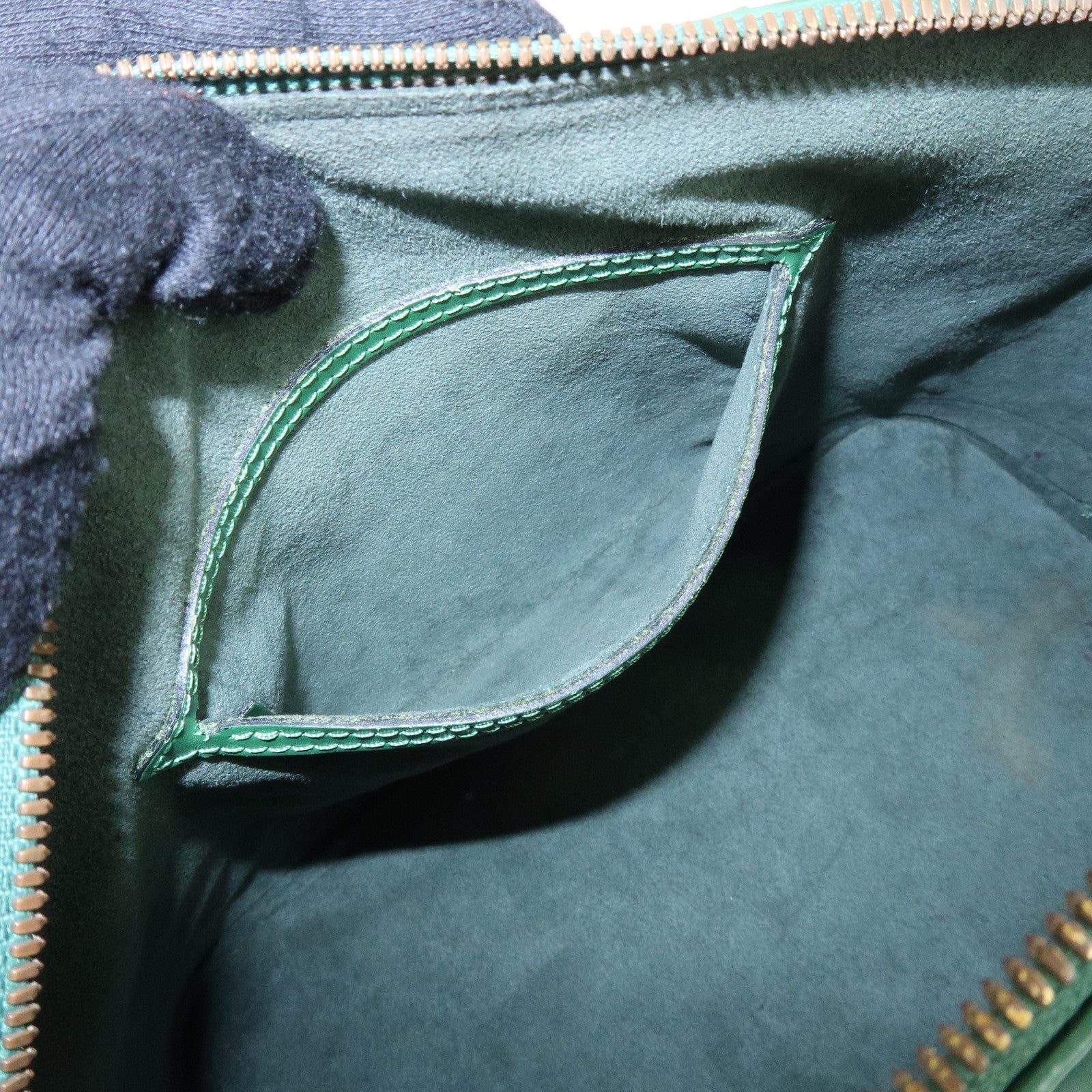 Louis Vuitton Epi Alma 2Way Bag Hand Bag Borneo Green M52144