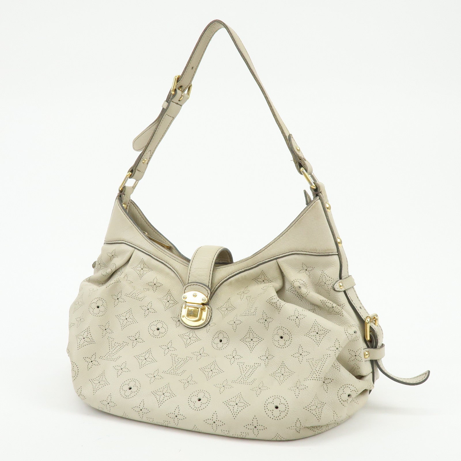 Louis Vuitton Monogram Mahina XS Shoulder Bag Gris Greige M95768
