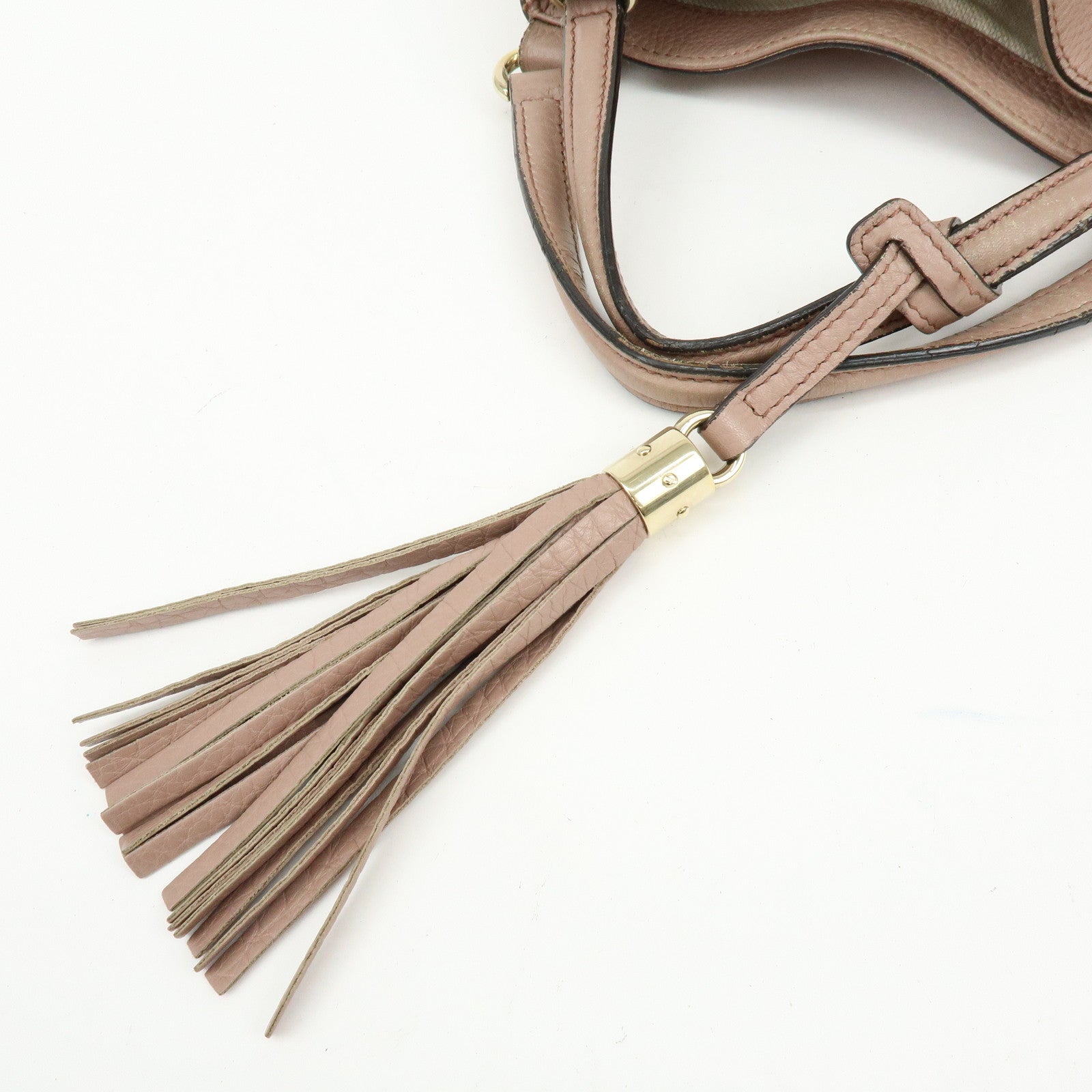 GUCCI SOHO Interlocking G 2Way Hand Bag Japan Limited Pink Beige 336751
