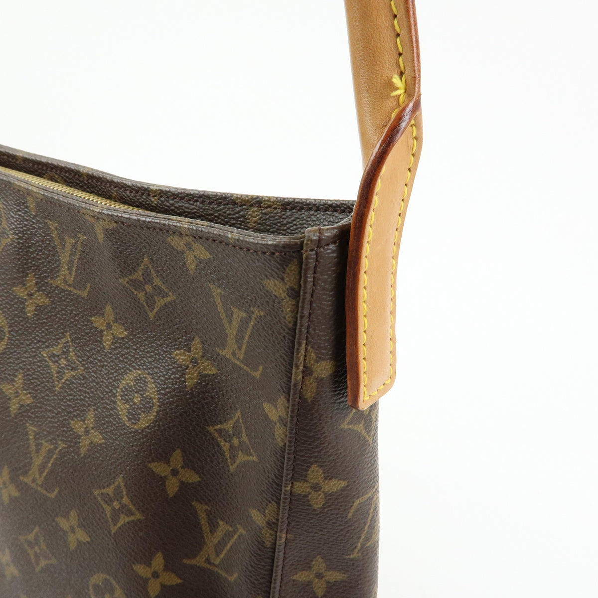 Louis Vuitton Monogram Looping GM Shoulder Bag Brown M51145