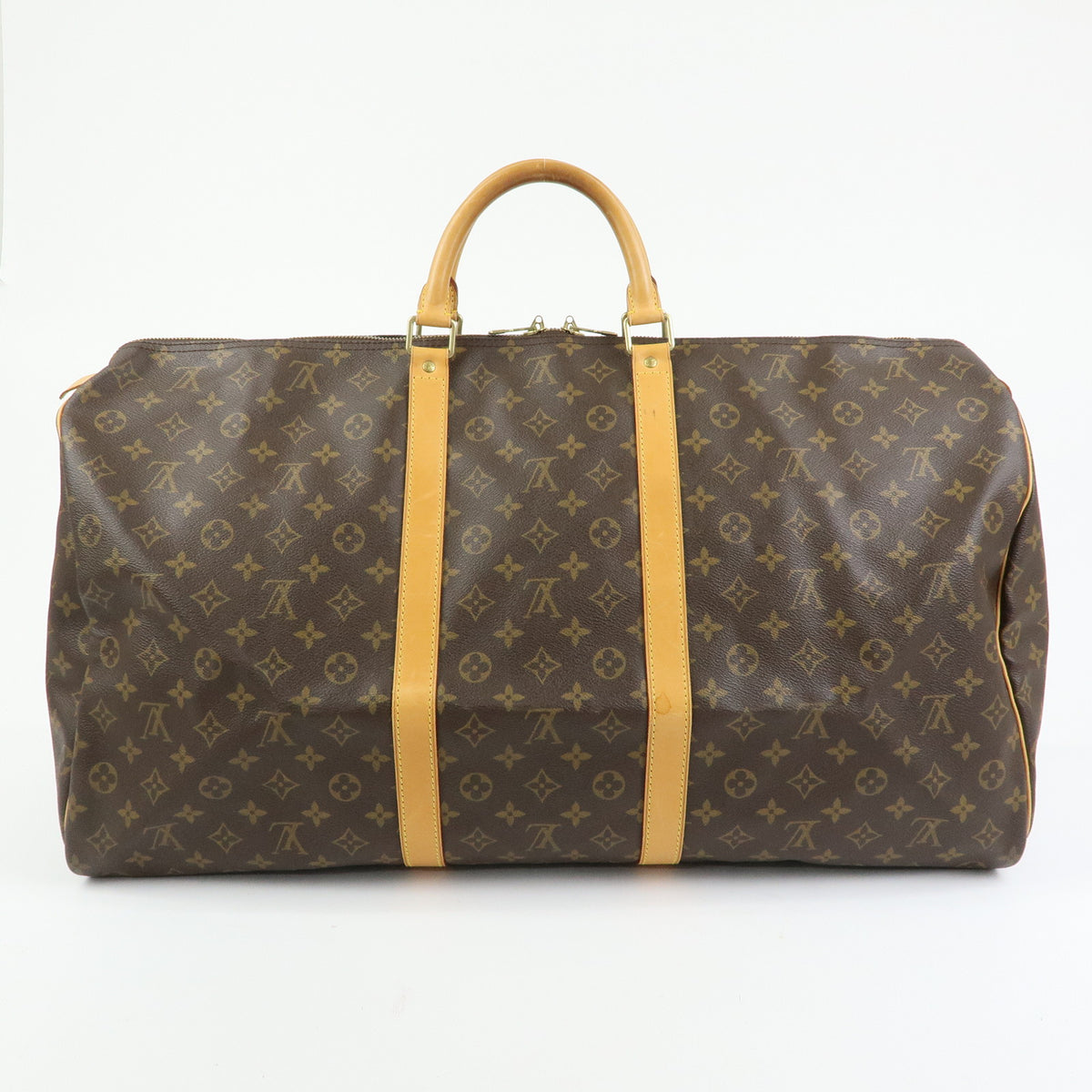 Louis Vuitton Monogram Keep All 60 Boston Bag Brown M41422