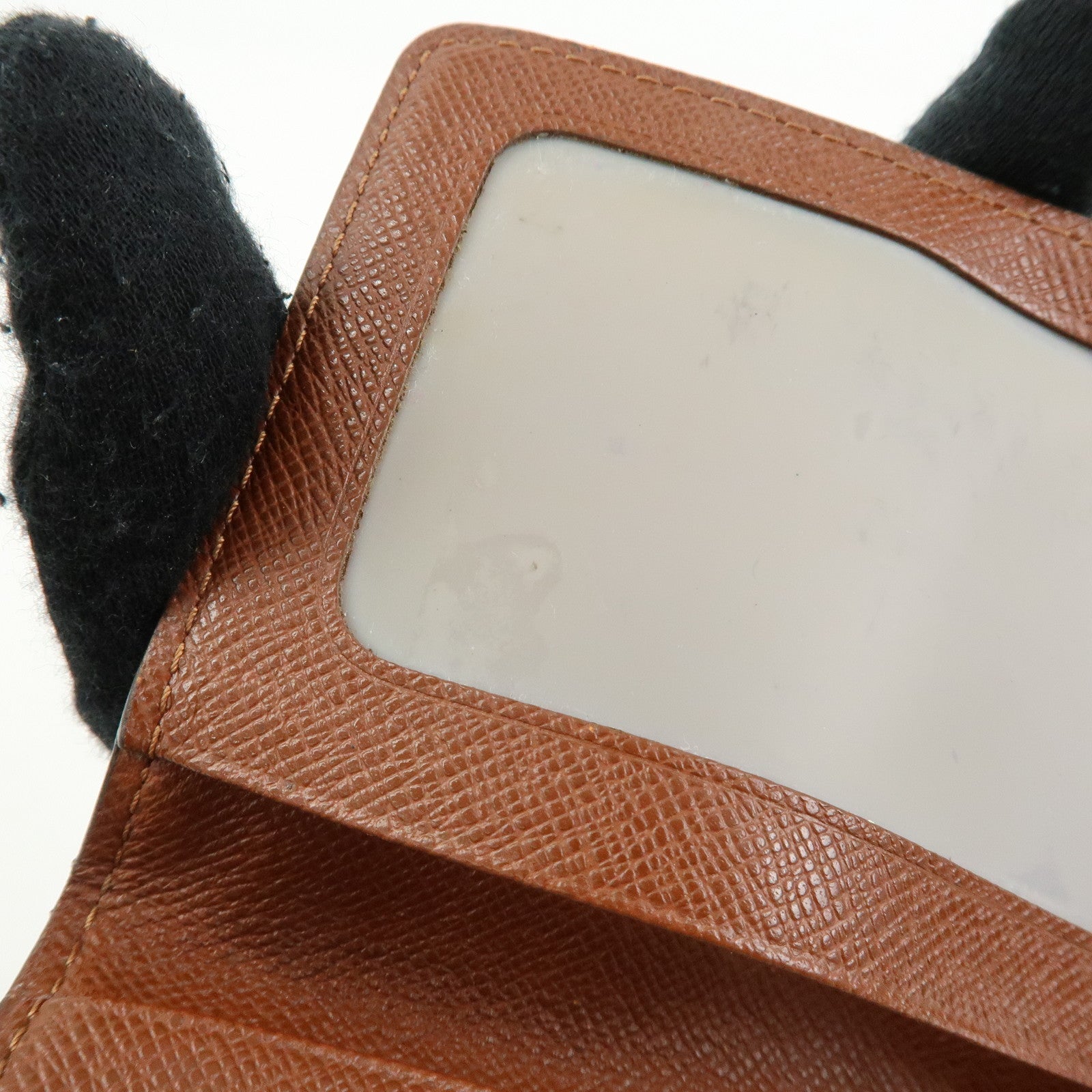 Louis Vuitton Monogram Porte 2 Cartes Vertical Card Case Brown M60533