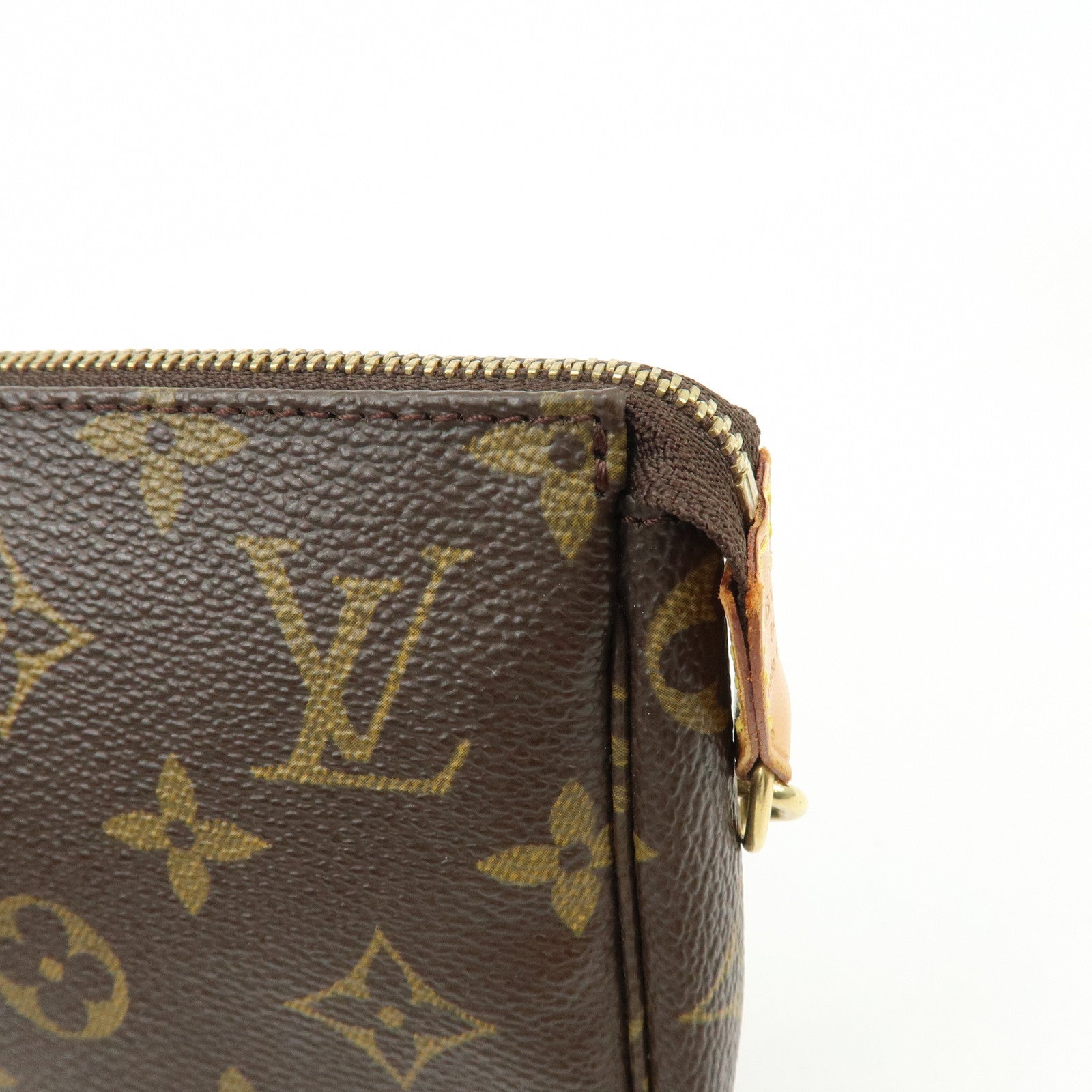 Louis Vuitton Monogram Pochette Accessoires Pouch Hand Bag M51980
