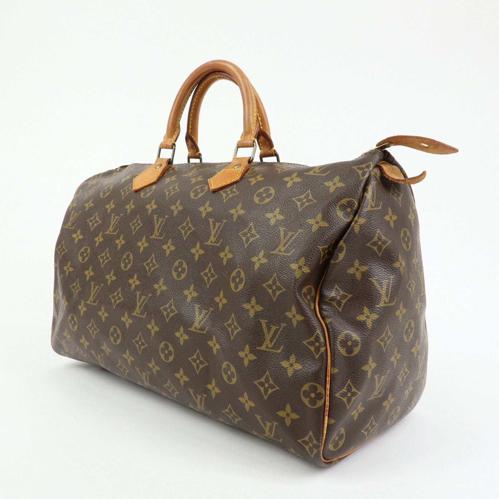 Louis Vuitton Monogram Speedy 40 Boston Bag Hand Bag Brown M41106