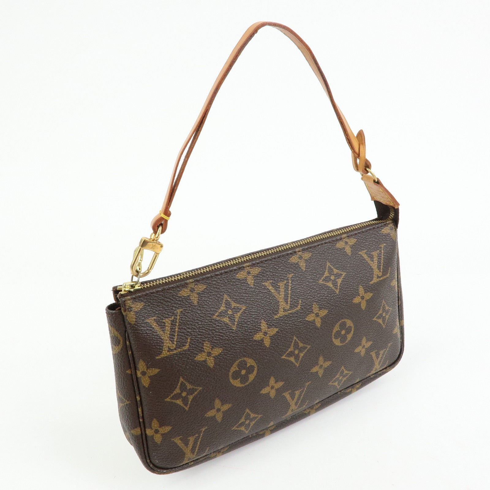 Louis Vuitton Monogram Pochette Accessoires Pouch Hand Bag M51980