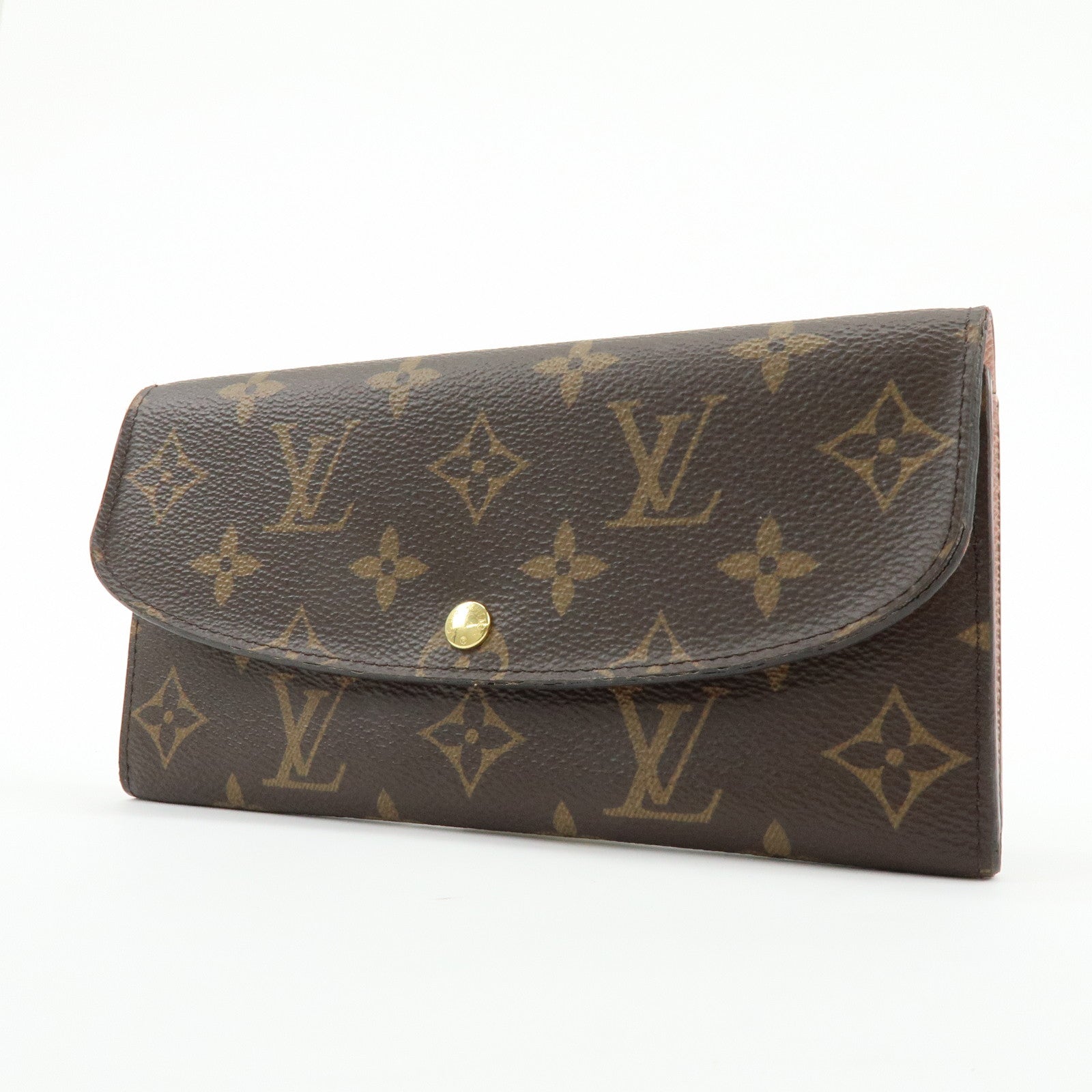 Louis Vuitton Monogram Portefeuille Emilie Long Wallet Brown M61289