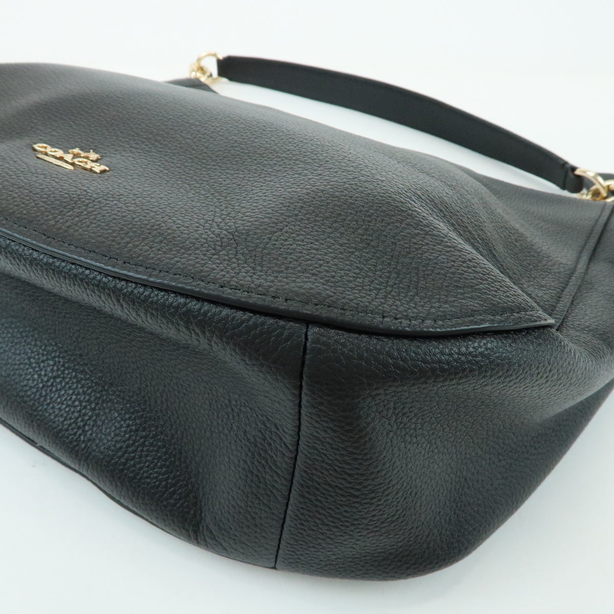 COACH Chelsea Hobo 32 Leather Shoulder Bag Hand Bag Black