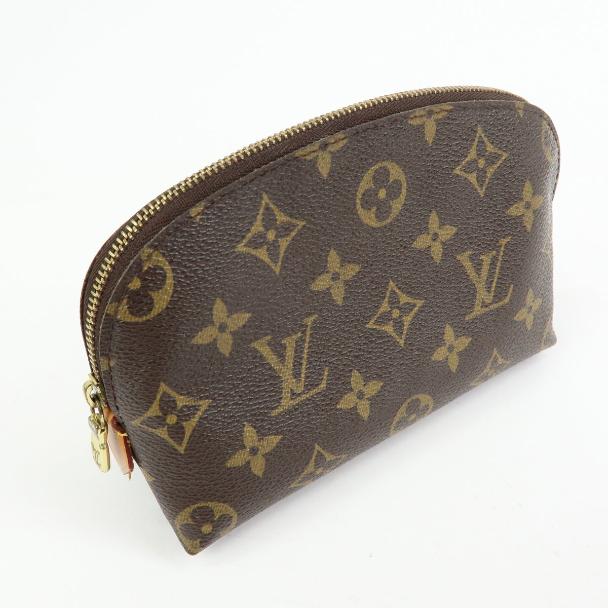 Louis Vuitton Monogram Pochette Cosmetic PM Pouch Brown M47515