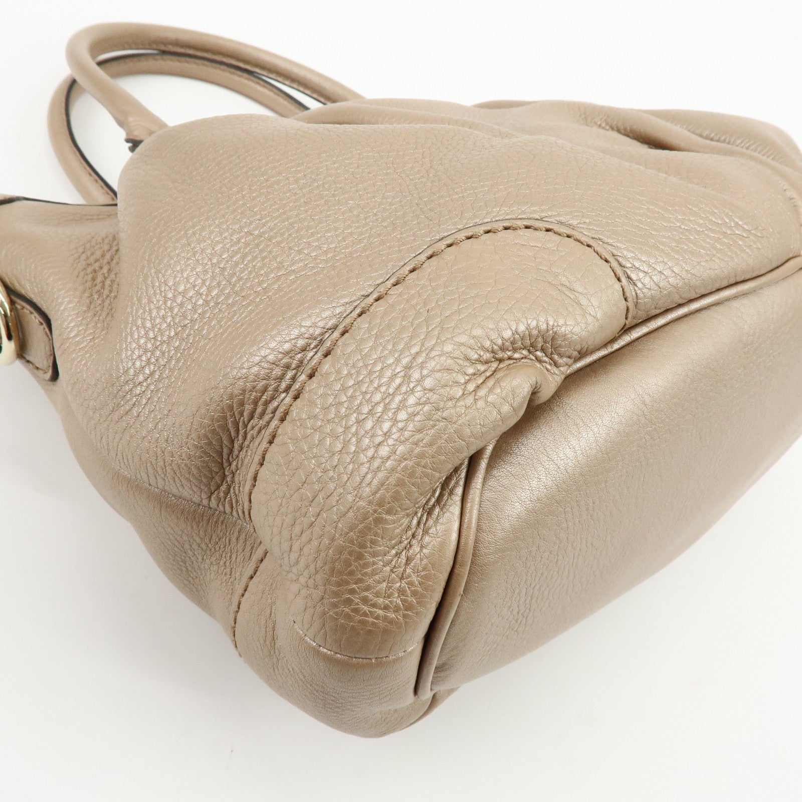 GUCCI Sukey Interlocking G Leather 2Way Shoulder Hand Bag 247902