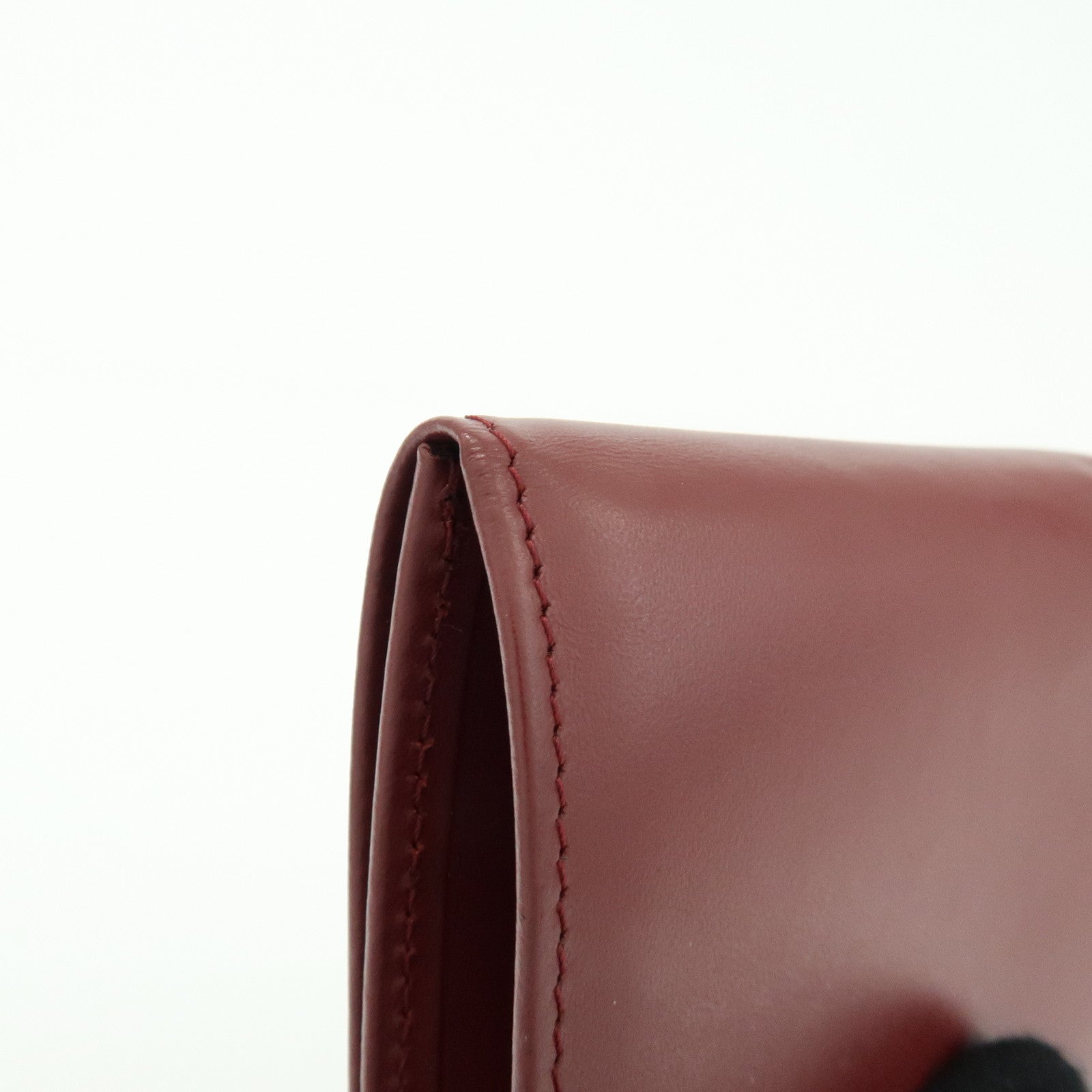 Cartier Must de Cartier Leather Coin Case Bordeaux