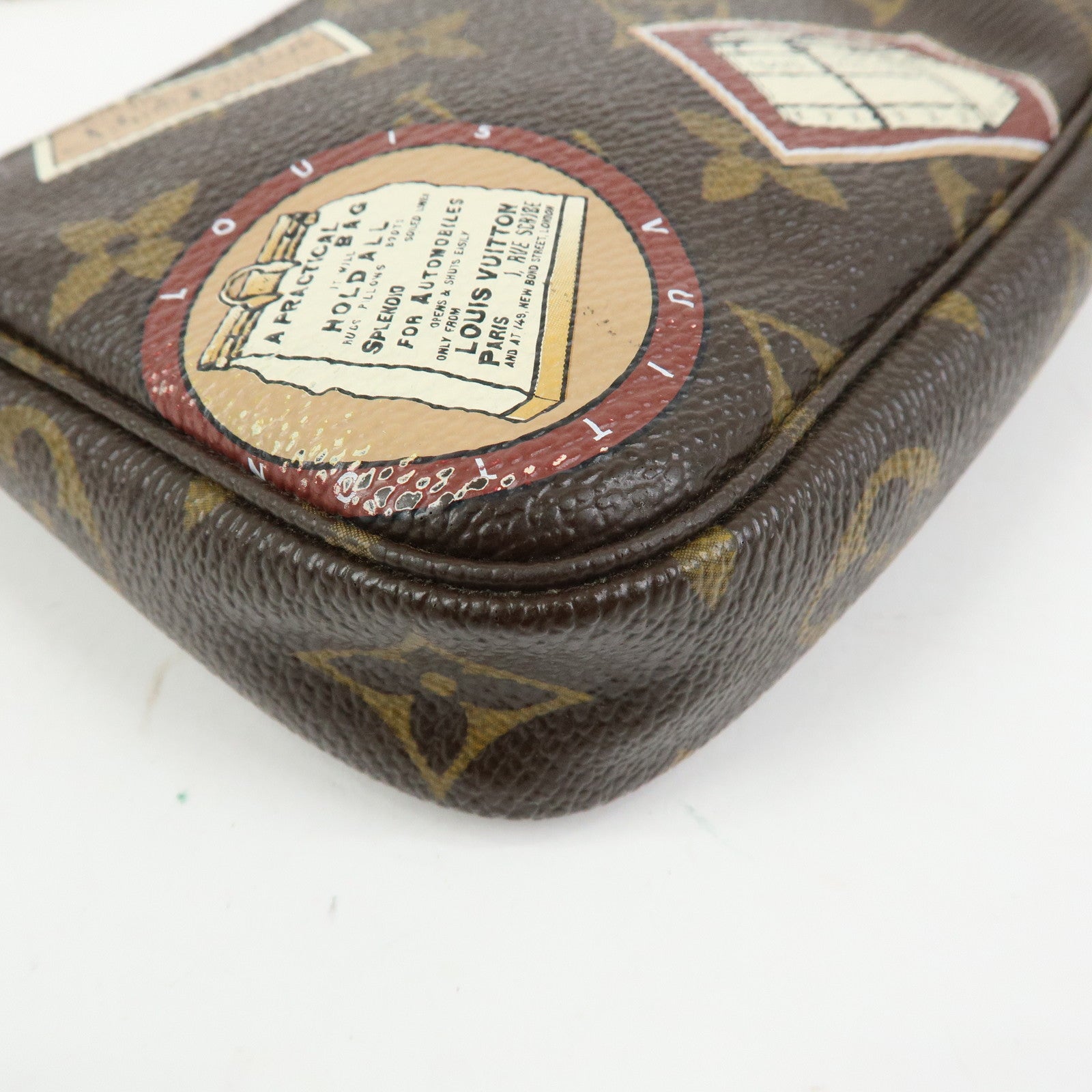 Louis Vuitton Monogram Mini Pochette Accessoire Patch Brown M95804