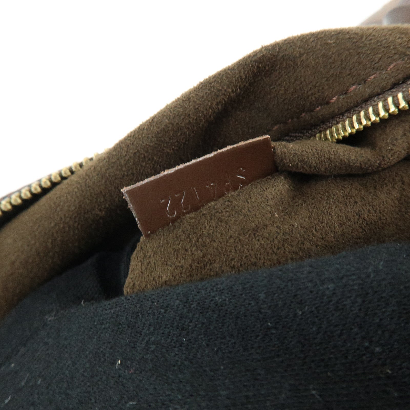 Louis Vuitton Damier Canvas Portobello PM Shoulder Bag Brown N41184