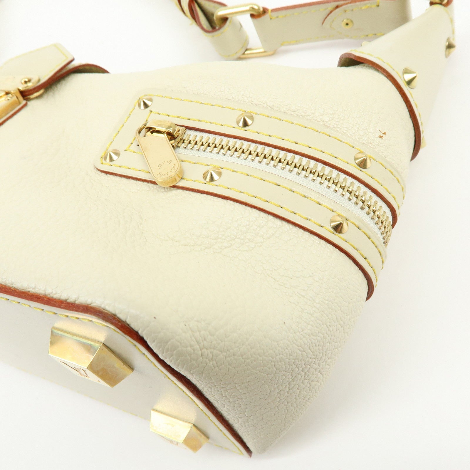 Louis Vuitton Suhari Impetueux Leather Shoulder Bag Blanc M91858