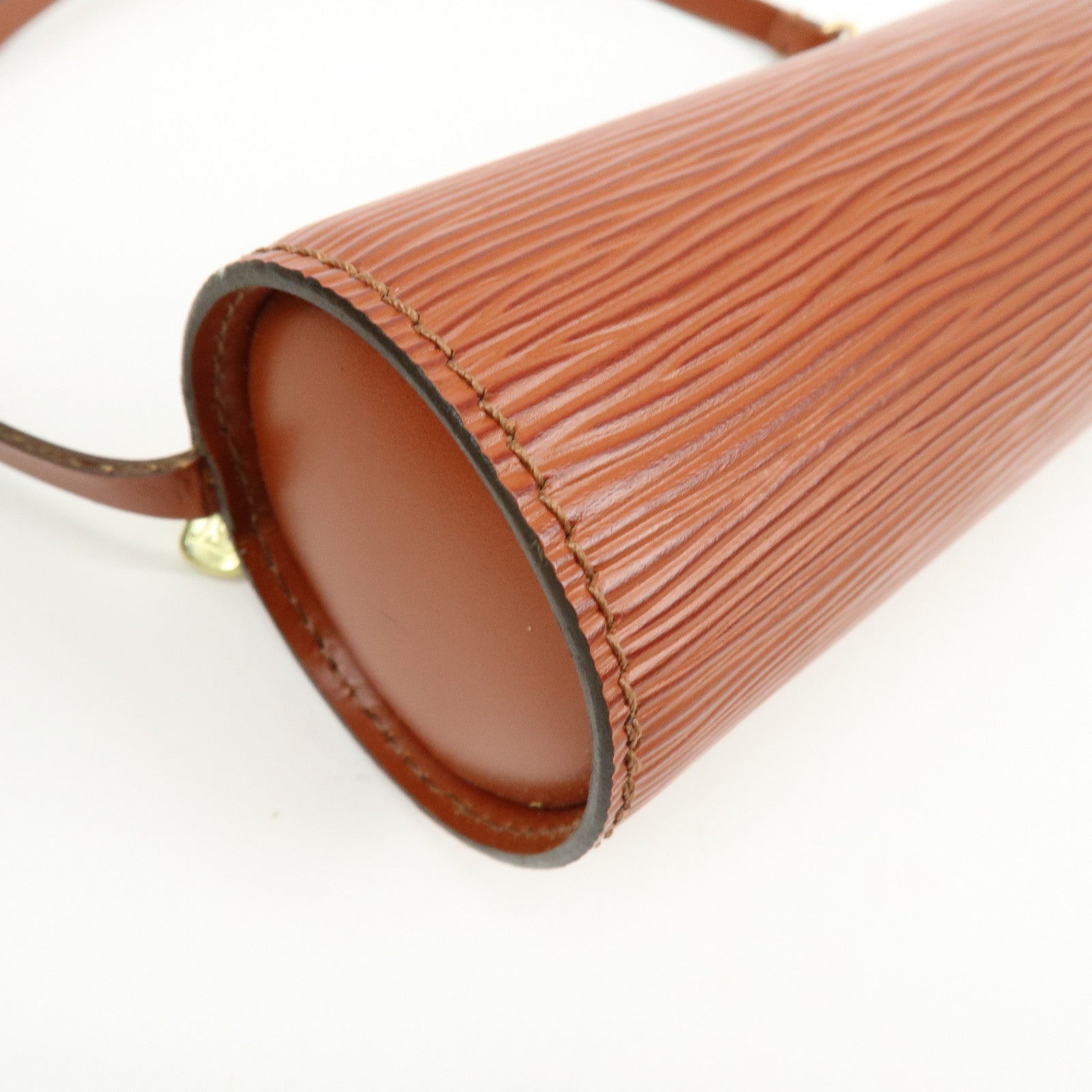 Louis Vuitton Epi Leather Soufflot Hand Bag Kenya Brown M52223