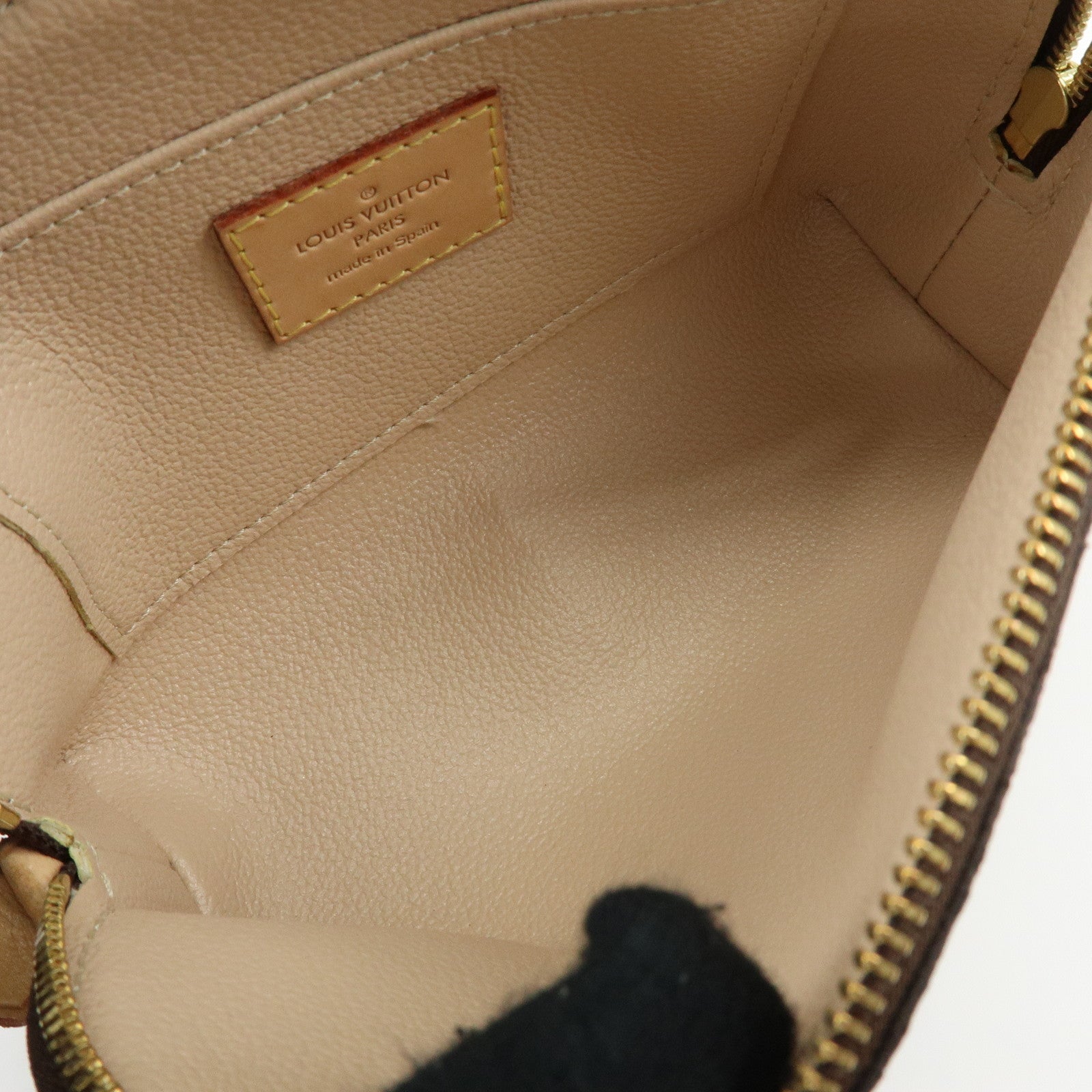 Louis Vuitton Monogram Pochette Cosmetic PM Pouch Brown M47515