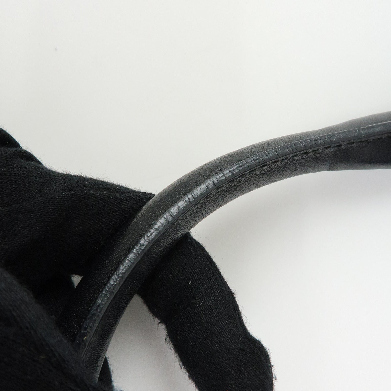 LOEWE Anagram Calf Leather Hand Bag  Black