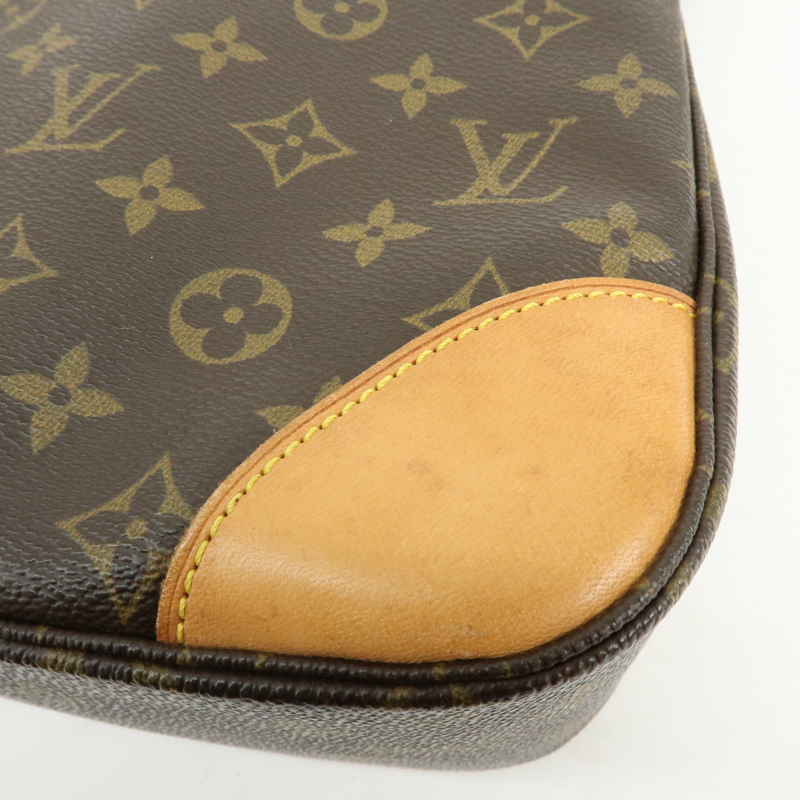 Louis Vuitton Monogram Boulogne 30 Canvas Shoulder Bag Brown M51265
