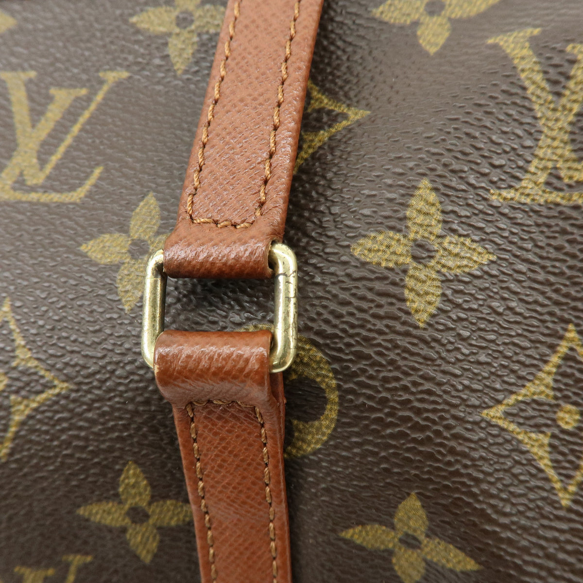 Louis Vuitton Monogram Papillon 30 Hand Bag Brown M51365