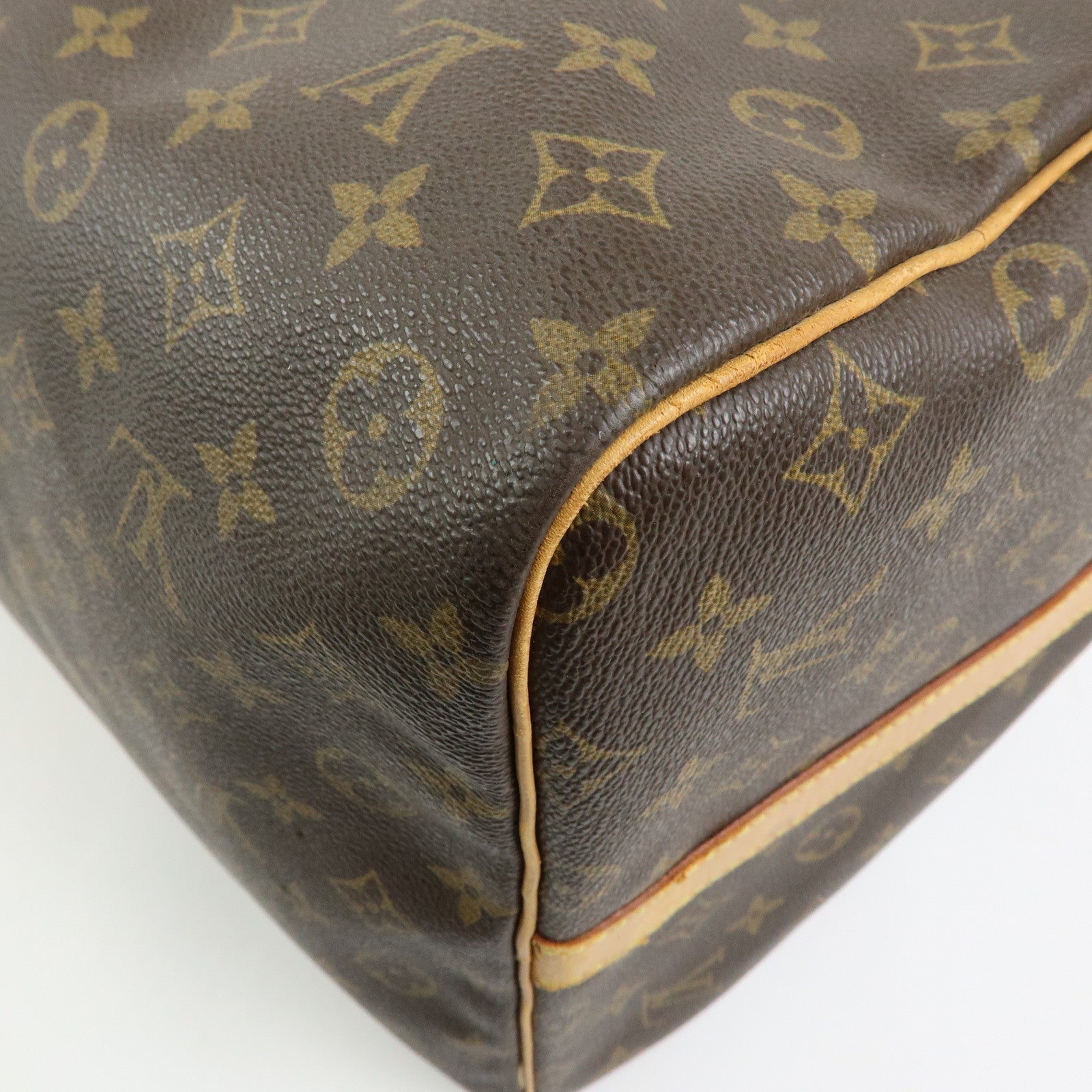 Louis Vuitton Monogram Keep All Bandouliere 60 Boston Bag Brown M41412
