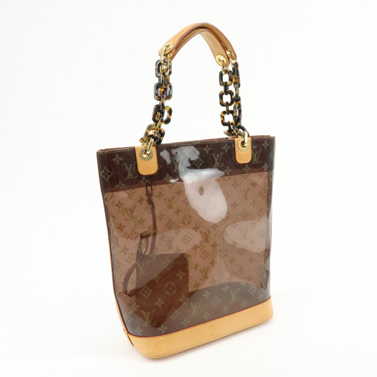 Louis Vuitton Cruise Line Monogram Cabas Ambre MM Tote Bag Brown M92501