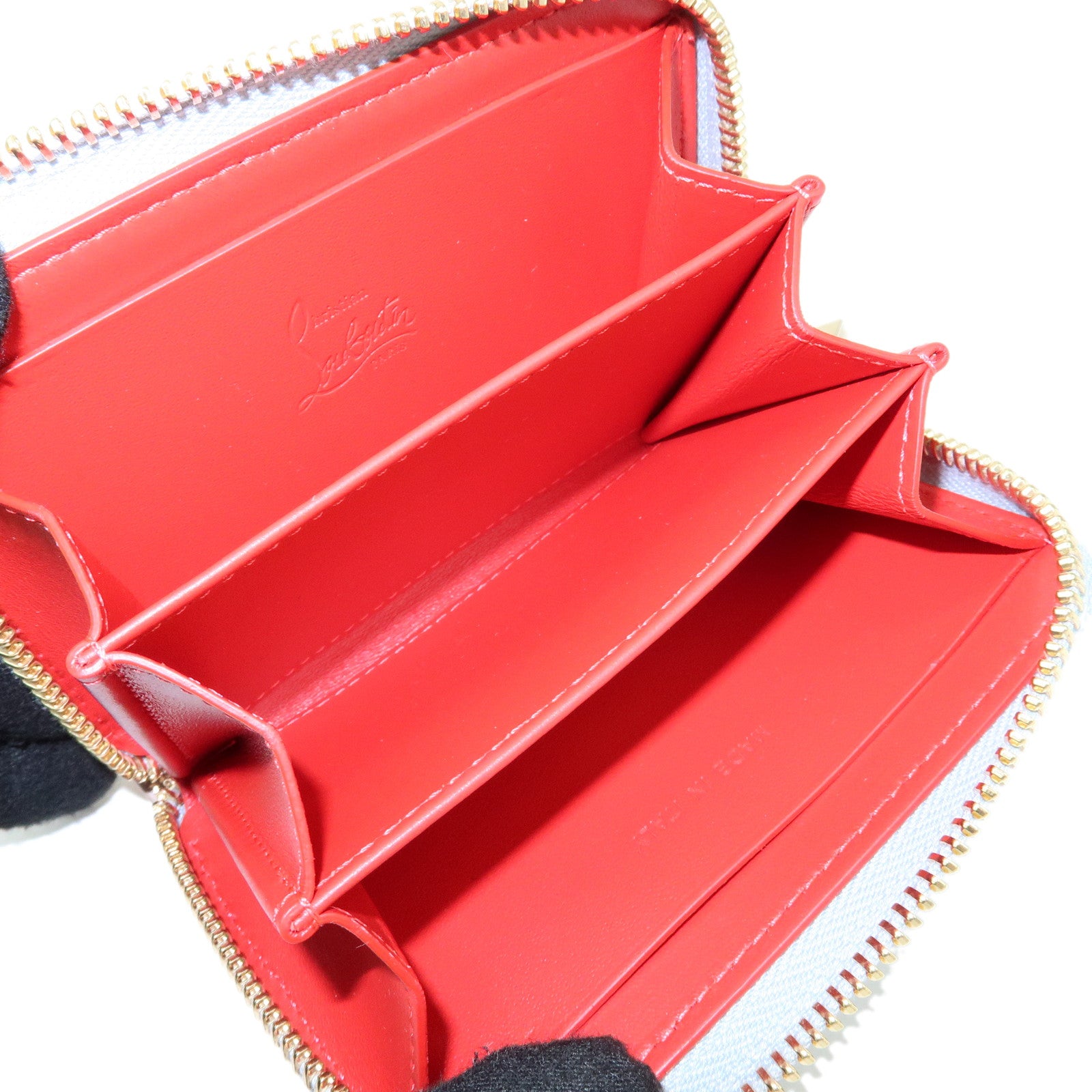 Christian Louboutin Panettone Patent Leather Coin Case Coin Purse