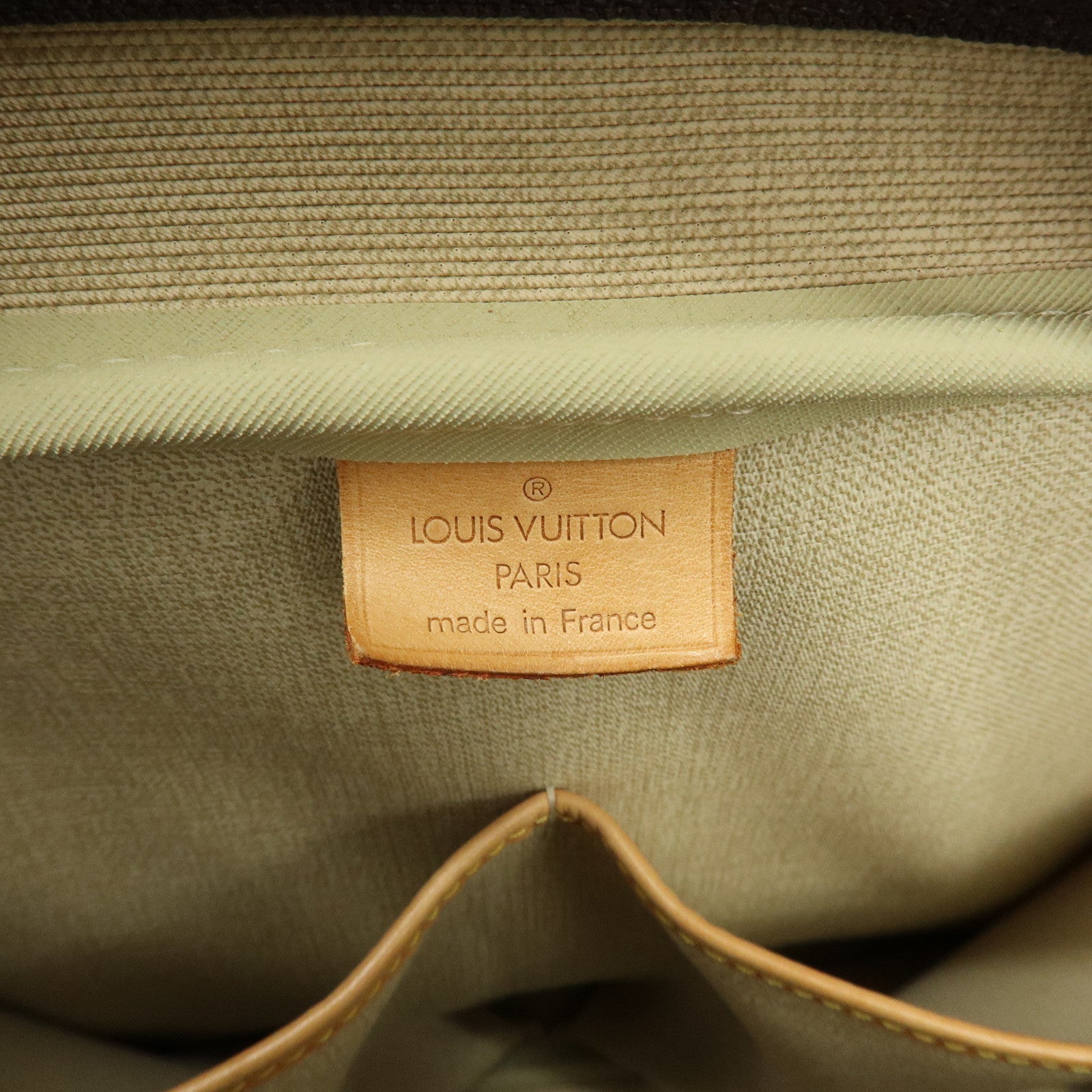 Louis Vuitton Monogram Deauville Canvas Hand Bag Brown M47270