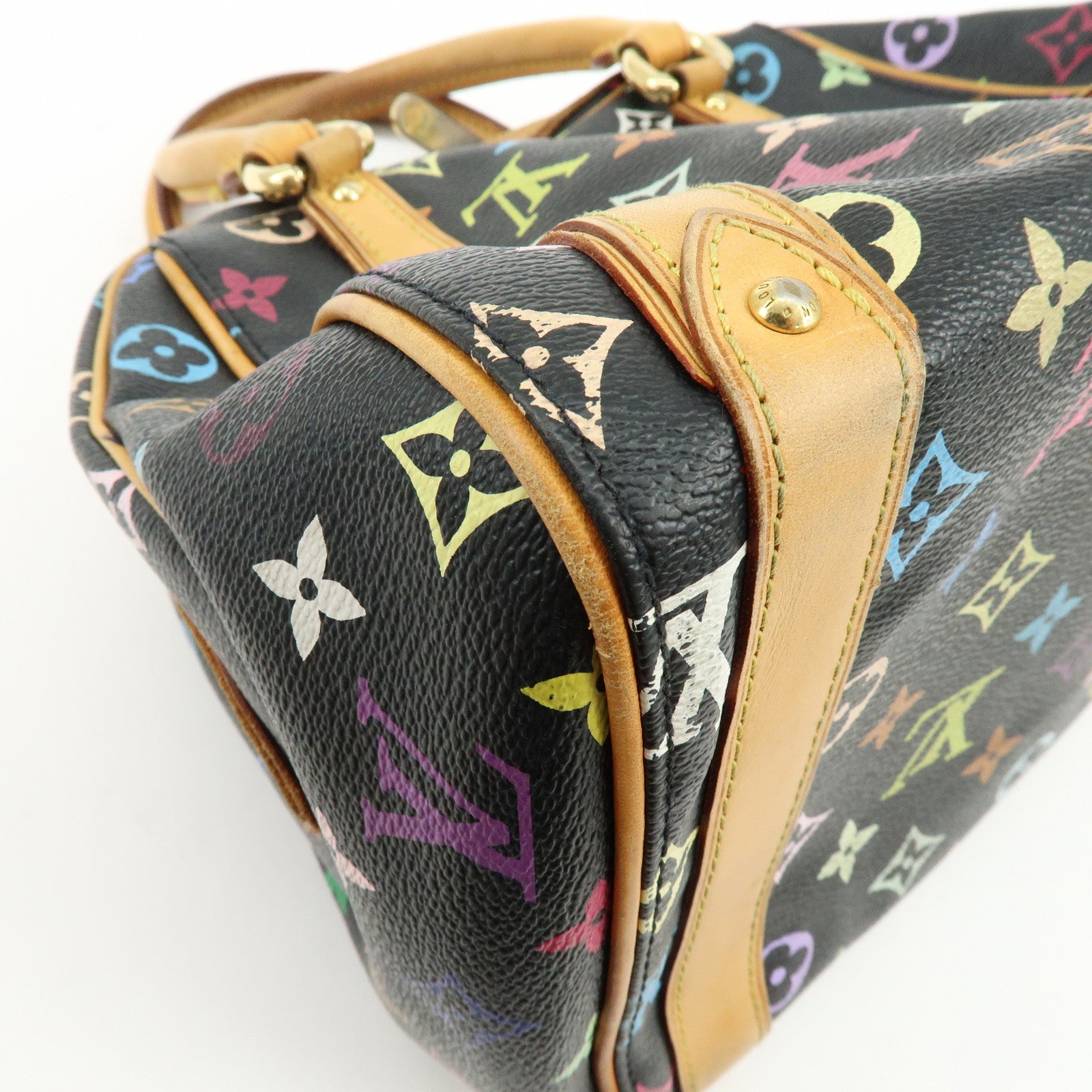 Louis Vuitton Monogram Multicolor Priscilla Hand Bag Noir M40097