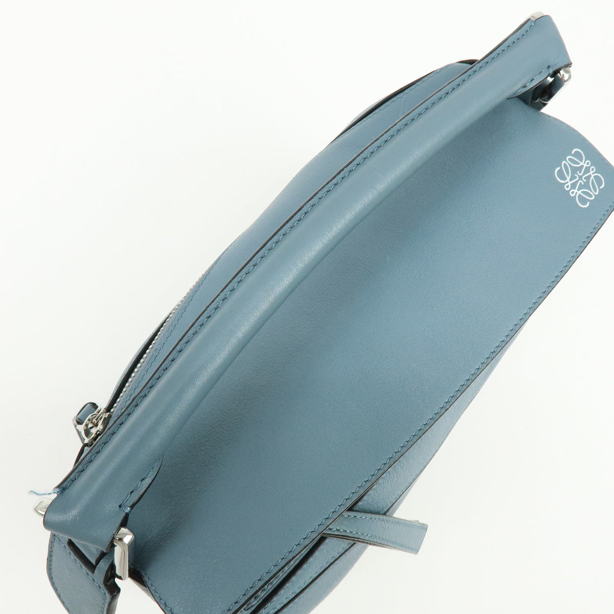 LOEWE Anagram Puzzle Bag Leather 2Way Bag Hand Shoulder Bag Light Blue
