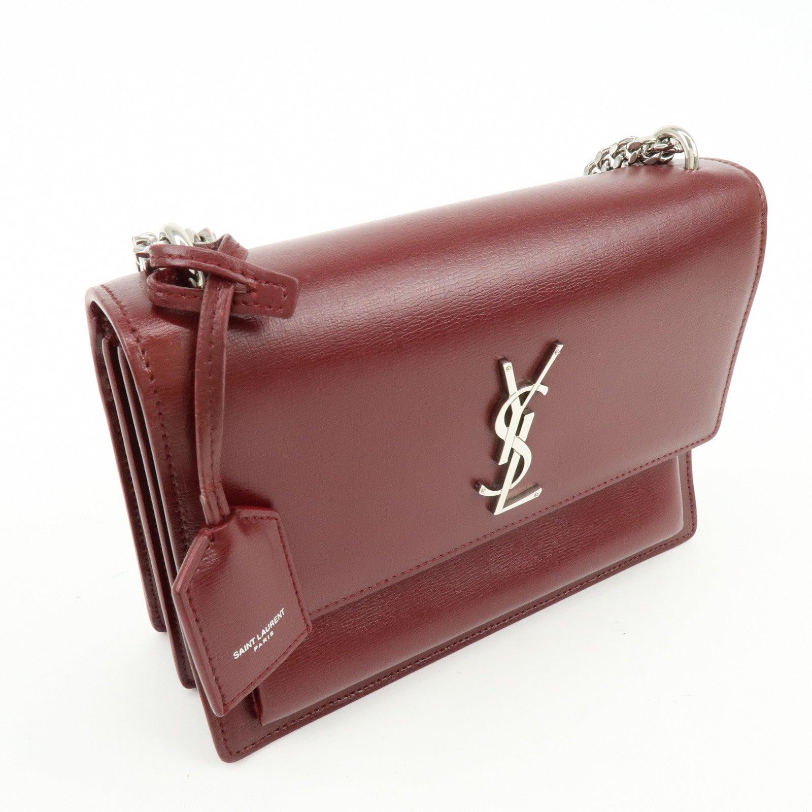 SAINT LAURENT PARIS Cassandra Sunset Medium Leather Shoulder Bag 442906