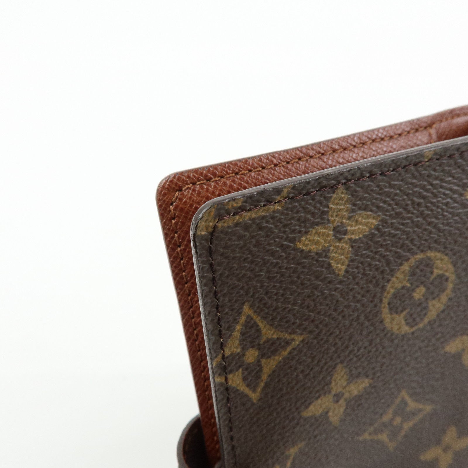 Louis Vuitton Monogram Agenda PM Planner Cover Brown R20005