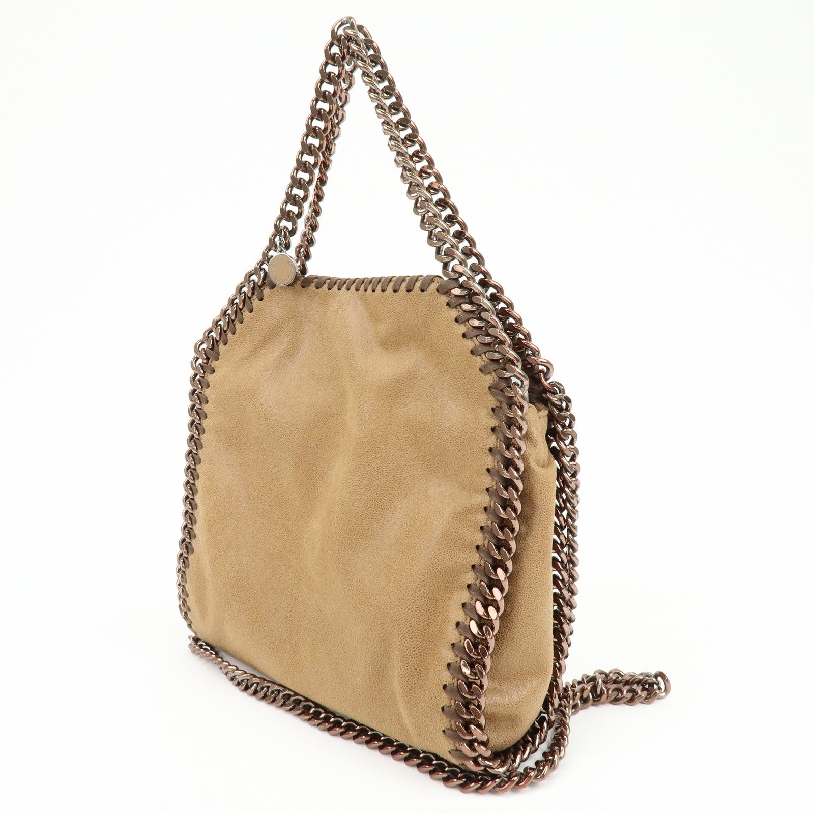 STELLA MCCARTNEY Falabella Faux Leather 2Way Bag Brown 371223