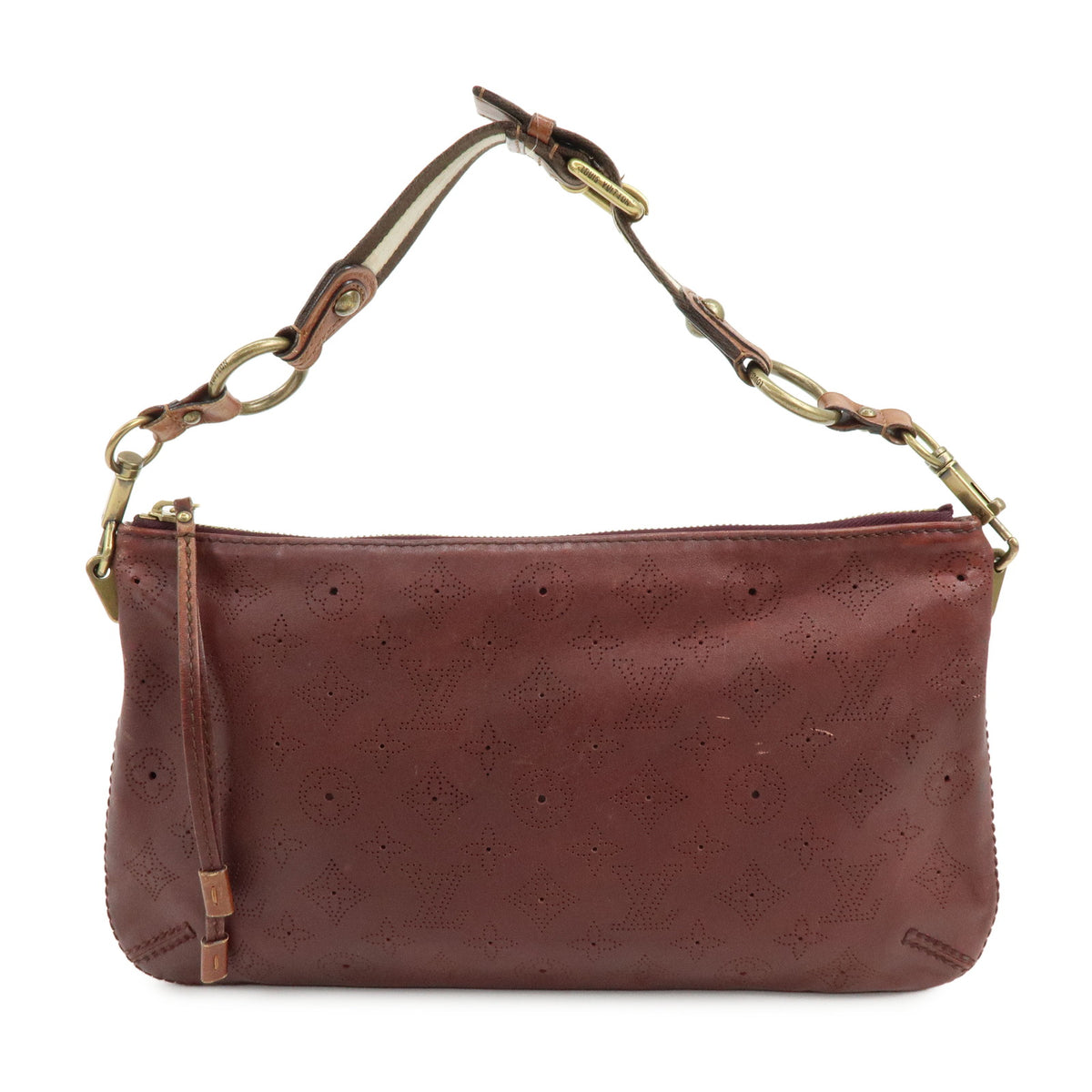 Louis Vuitton Monogram Onata Cuir Pochette Onata Aubergine M40003