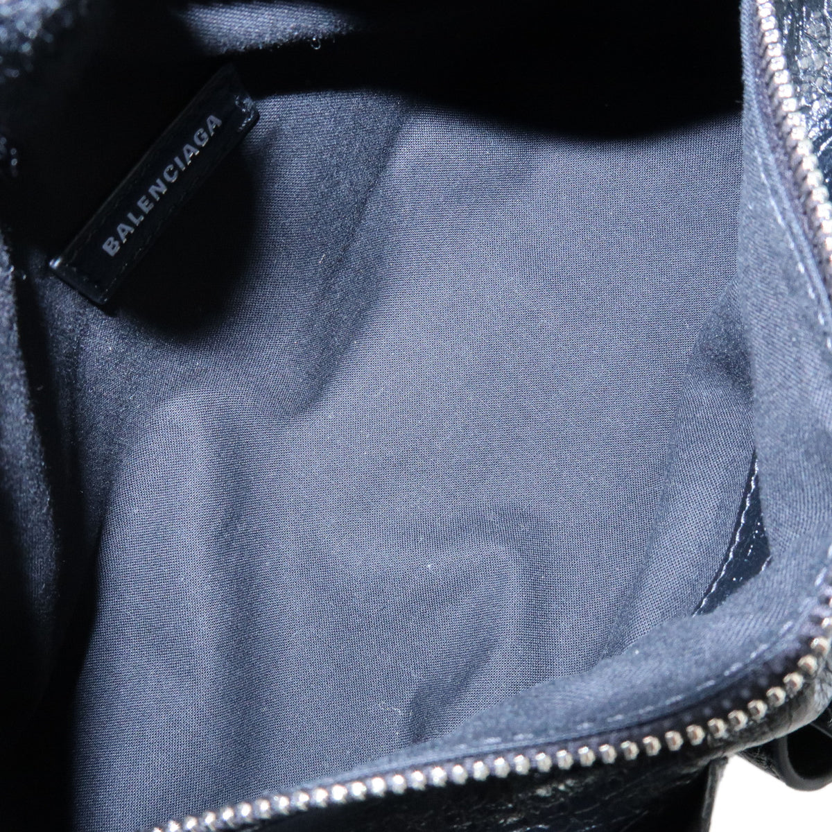BALENCIAGA Superbusy XS Leather Sling Bag Shoulder Bag Black 762516