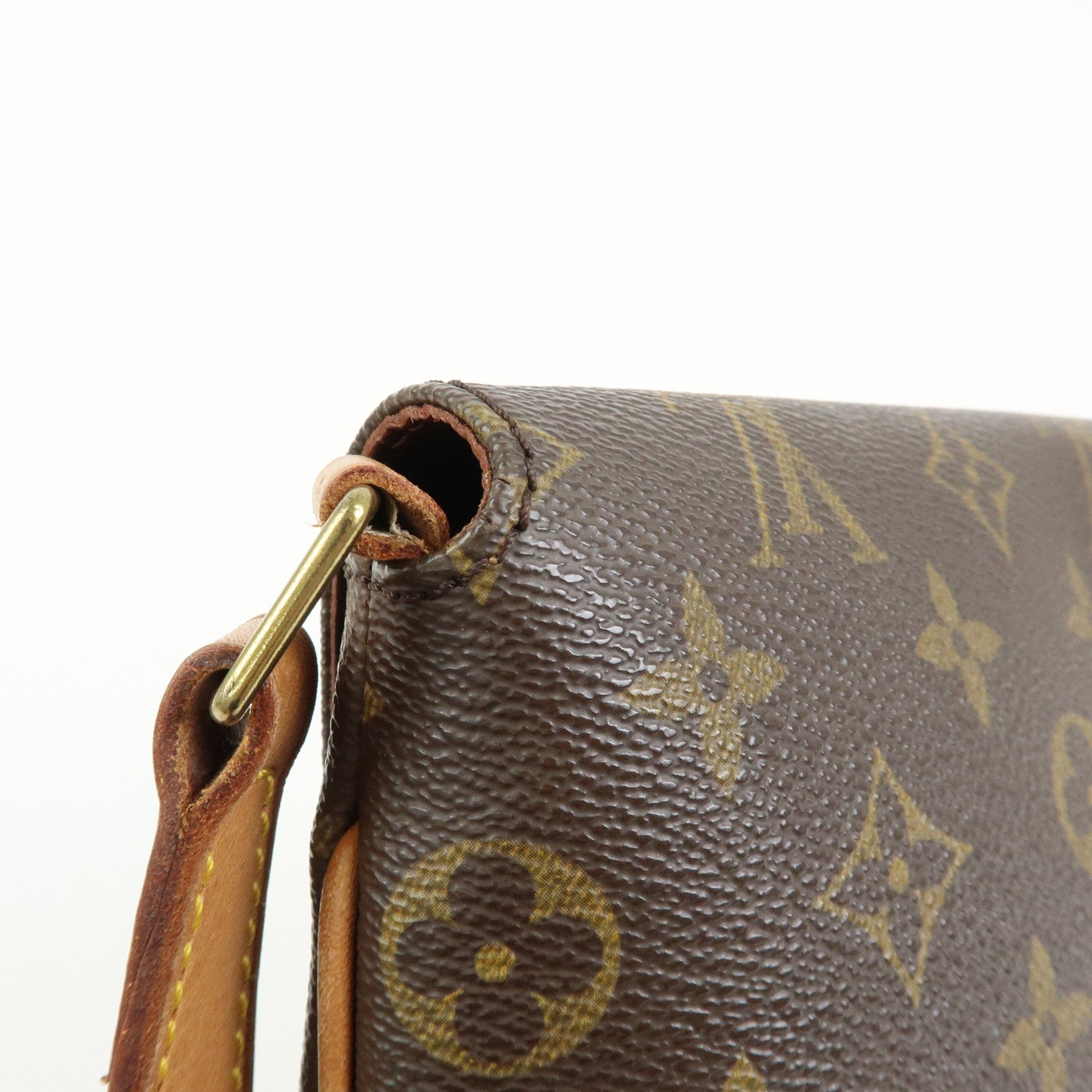 Louis Vuitton Monogram Musette Tango Short Shoulder Bag Brown M51257