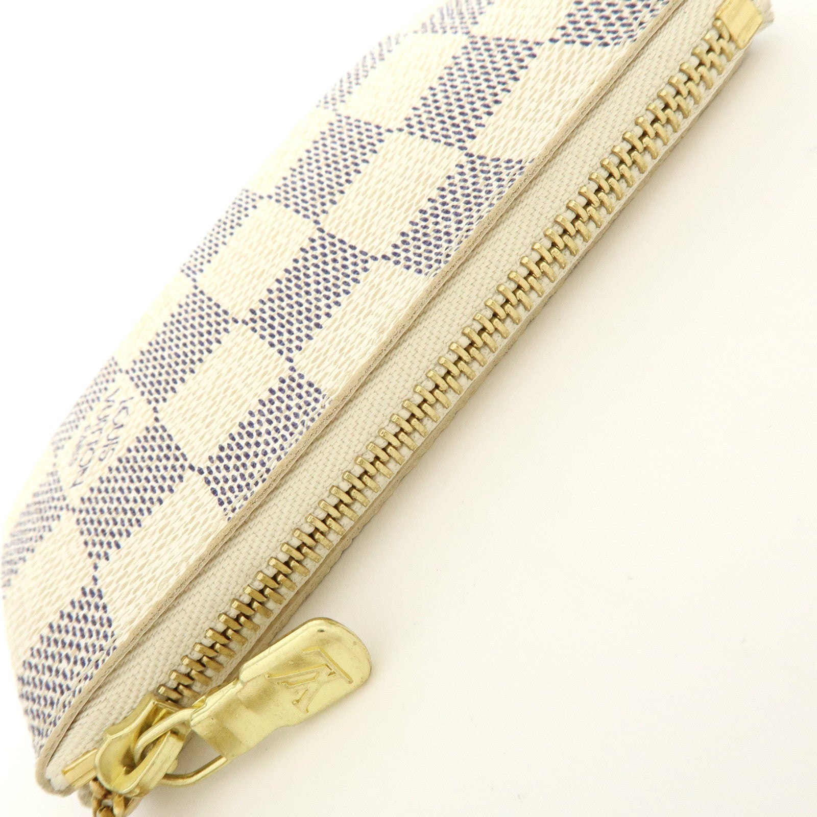 Louis Vuitton Damier Azur Pochette Cles Coin Case N62659