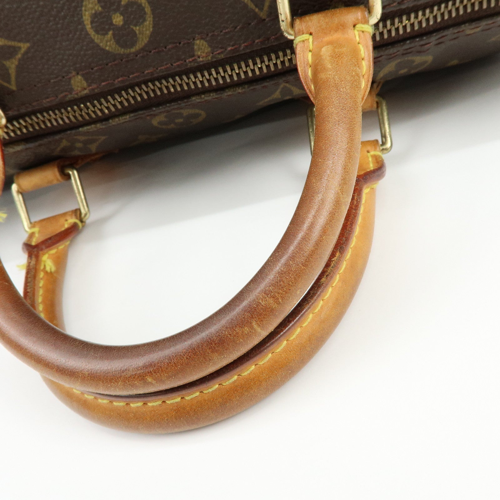 Louis Vuitton Monogram Speedy 30 Boston Bag Hand Bag Brown M41108