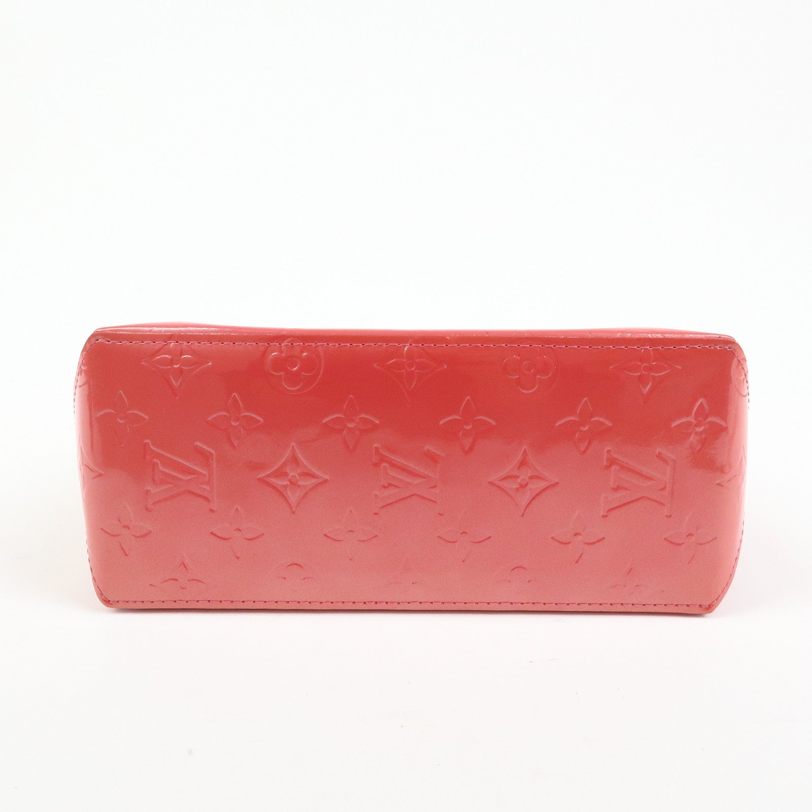 Louis Vuitton Monogram Vernis Reade PM Hand Bag Framboise M9132F