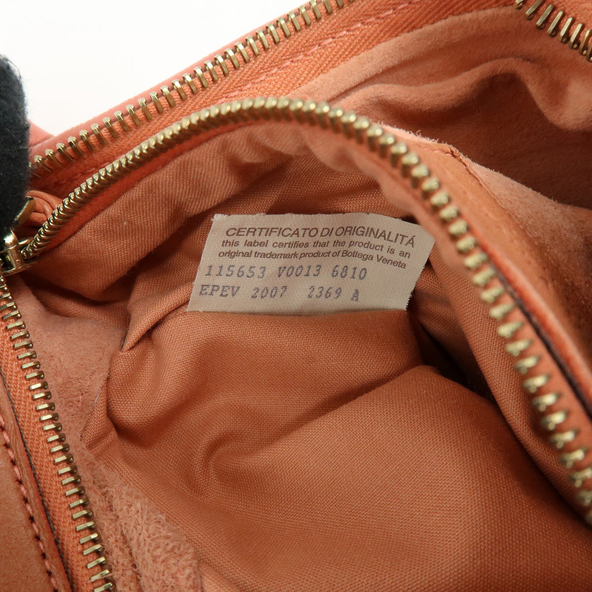 BOTTEGA VENETA Hobo Intrecciato Leather Shoulder Bag Coral