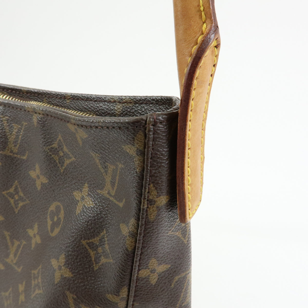 Louis Vuitton Monogram Looping GM Shoulder Bag Brown M51145