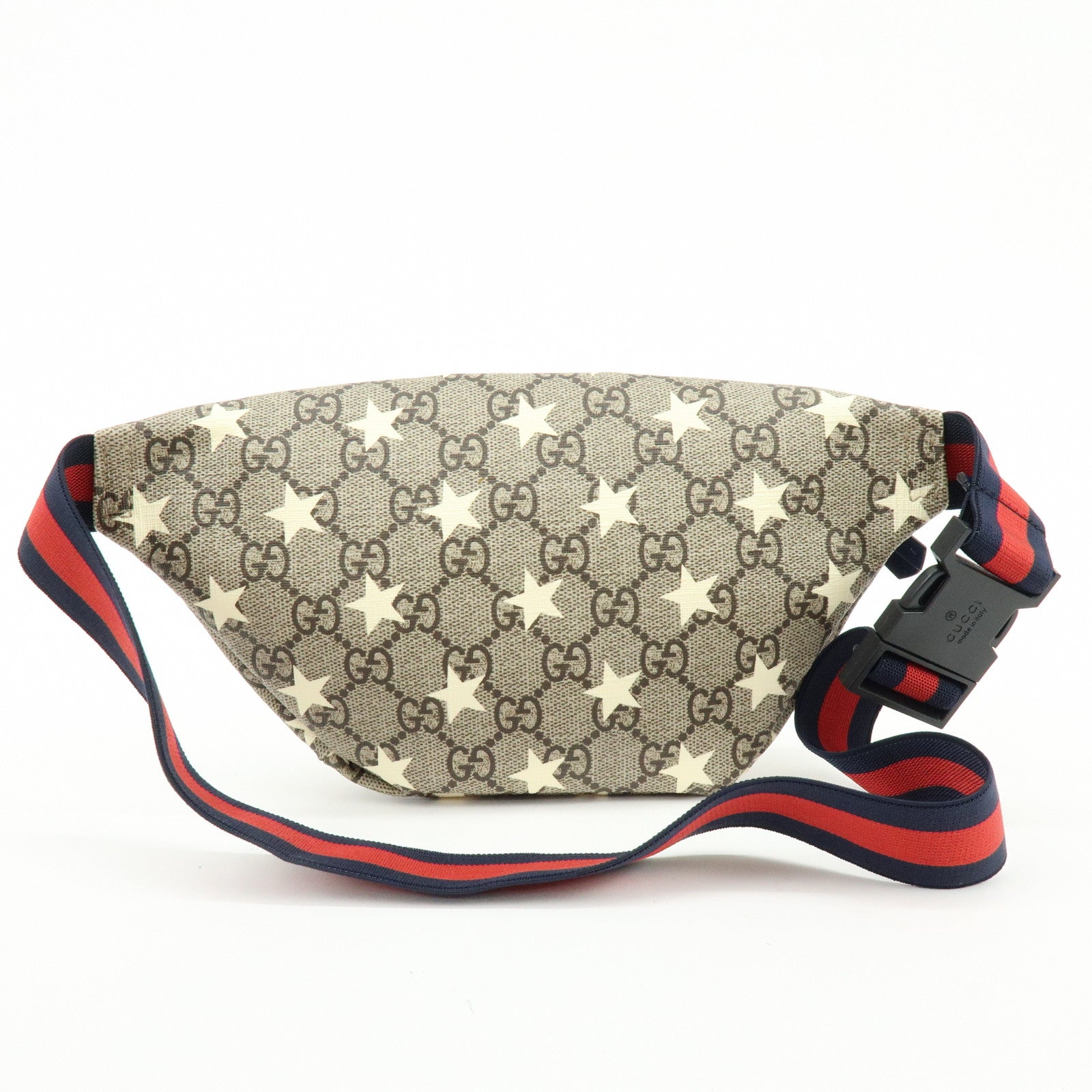GUCCI Children's GG Supreme Body Waist Bag Beige Star Motif  502095