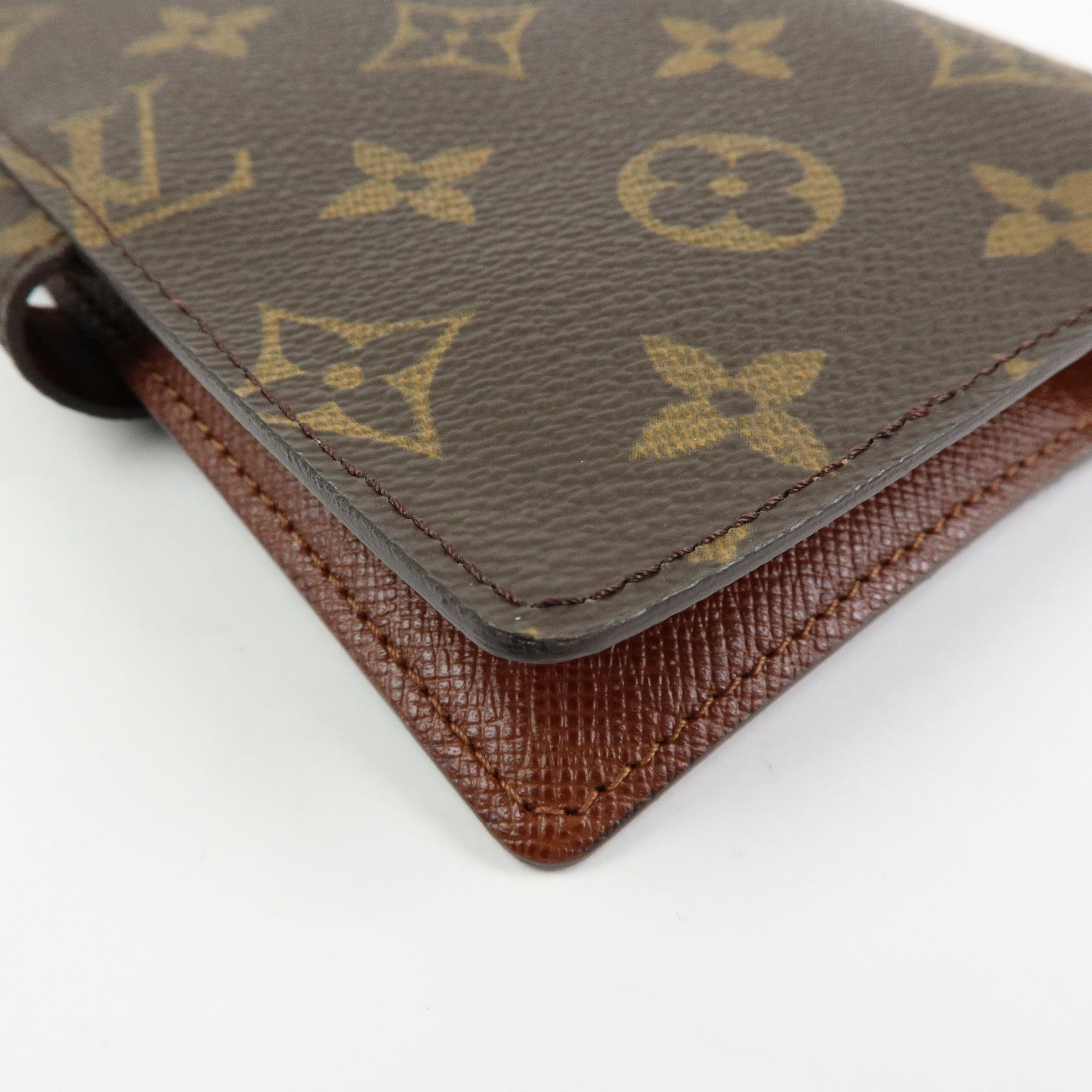 Louis Vuitton Monogram Agenda PM Planner Cover Brown R20005