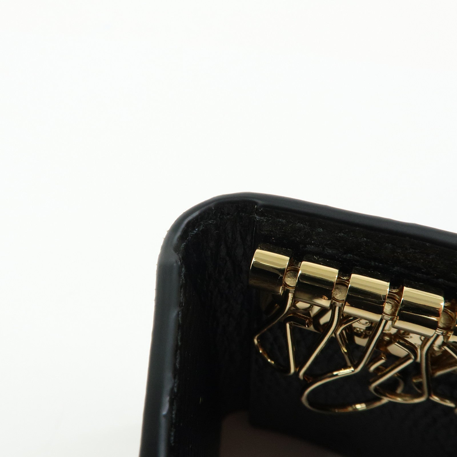 GUCCI GG Marmont Double G Leather 6 Ring Key Case Key Holder 456118