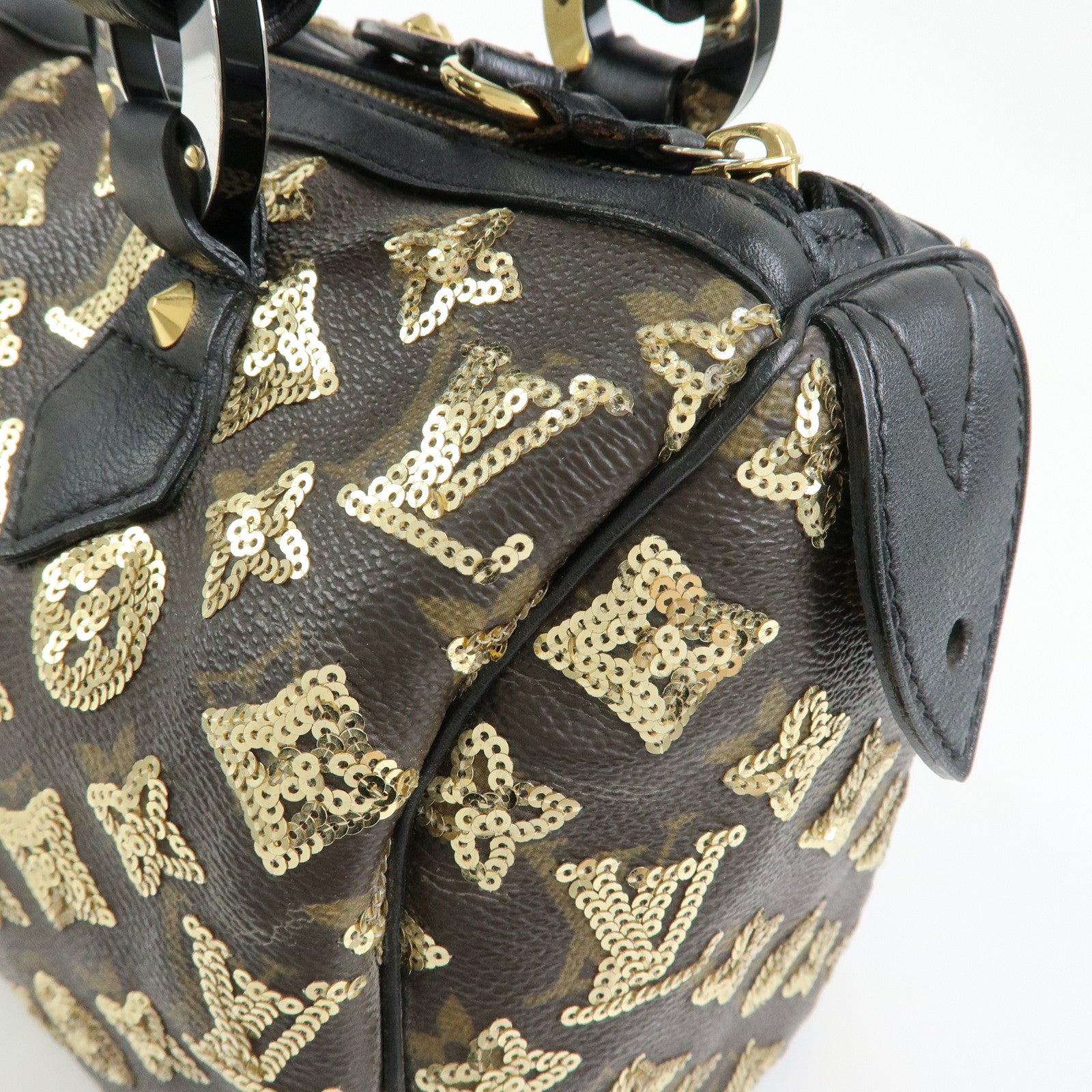 Louis Vuitton Monogram Eclipse Speedy 30 Hand Bag Noir M40244