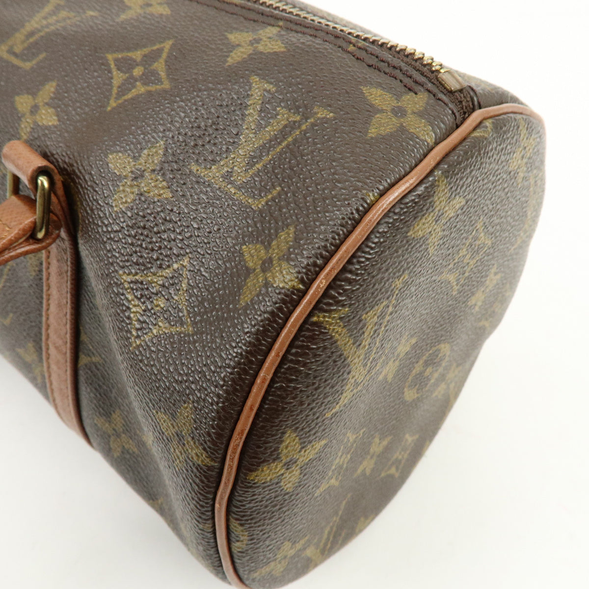 Louis Vuitton Monogram Papillon 30 Hand Bag Brown M51365