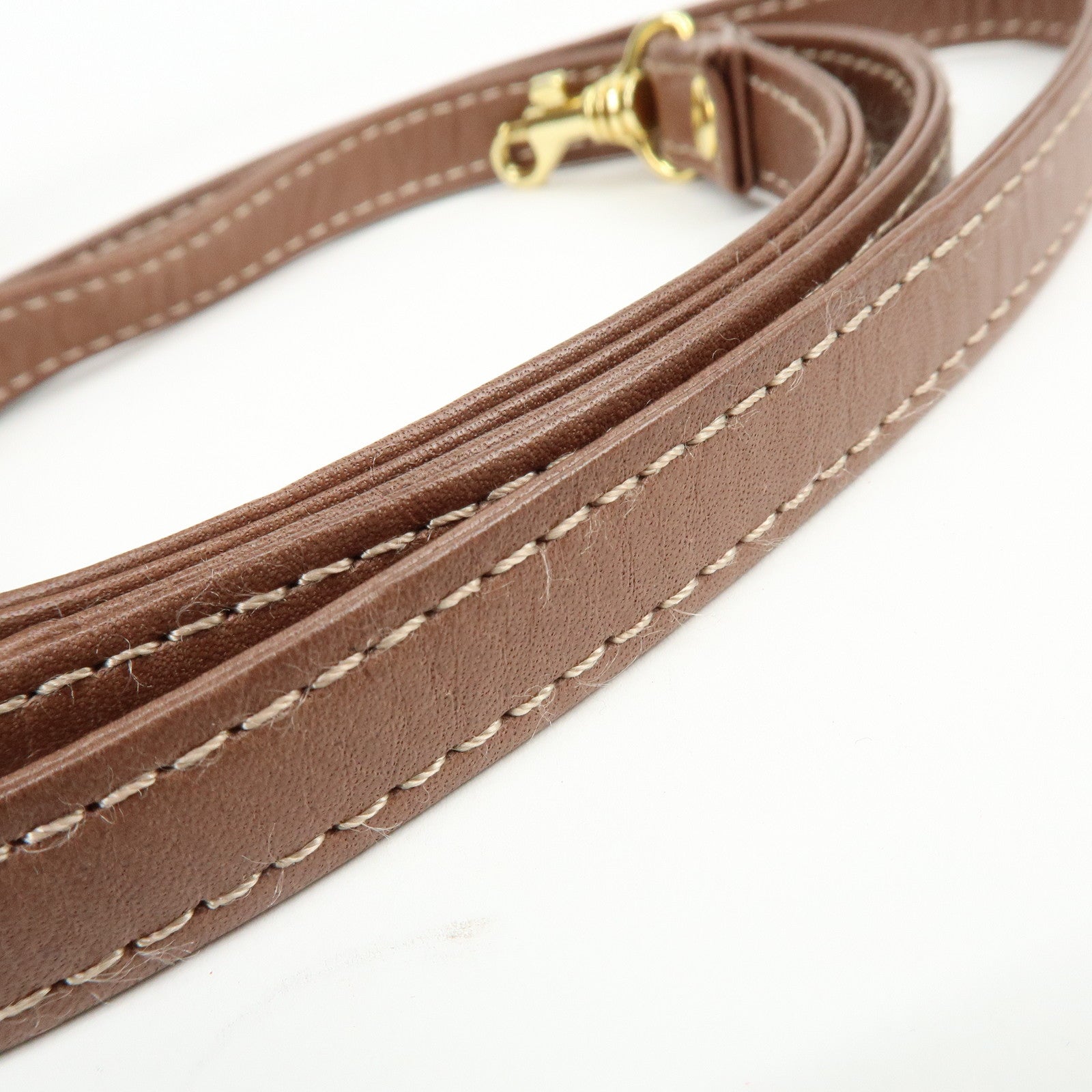 Chloe Sam Leather 2Way Bag Hand Bag Shoulder Bag Greige