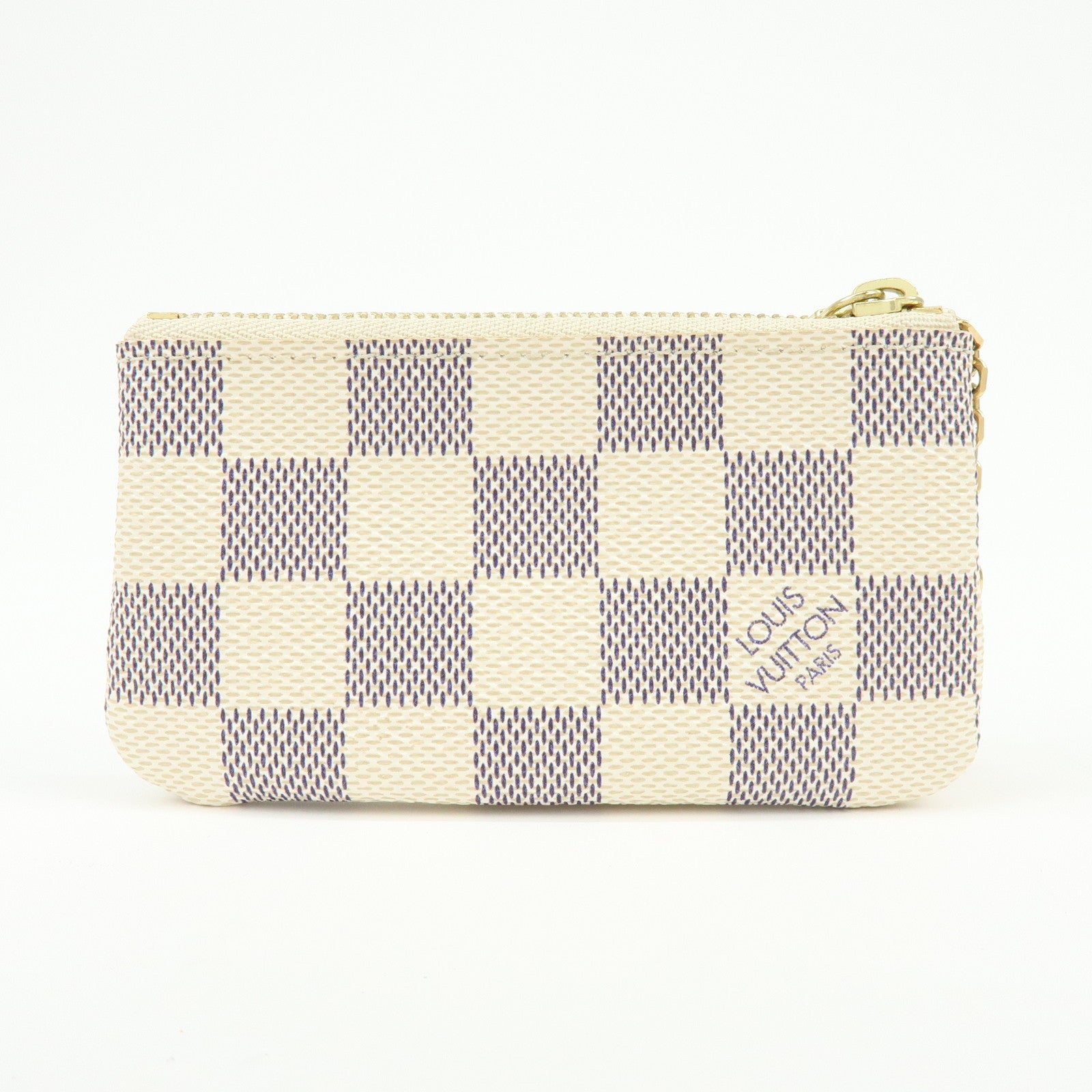 Louis Vuitton Damier Azur Pochette Cles Coin Case N62659