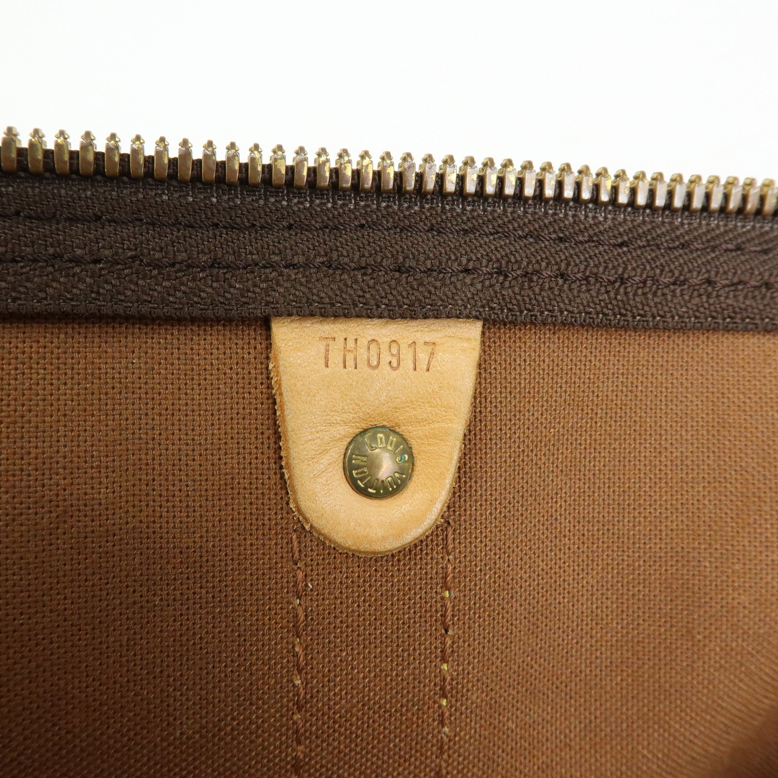 Louis Vuitton Monogram Keep All Bandouliere 60 Bag Brown M41412